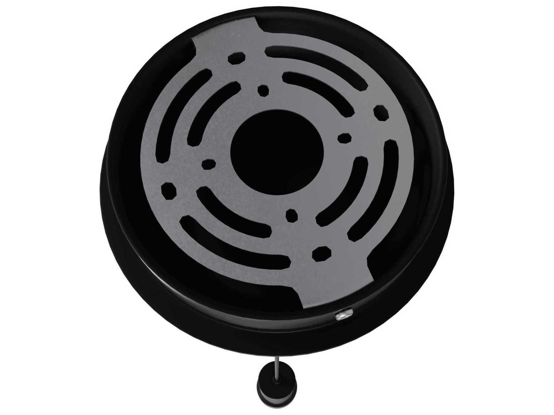 Avenue Lighting Cicada 1-Light Black Knurled Cylinder Mini Pendant