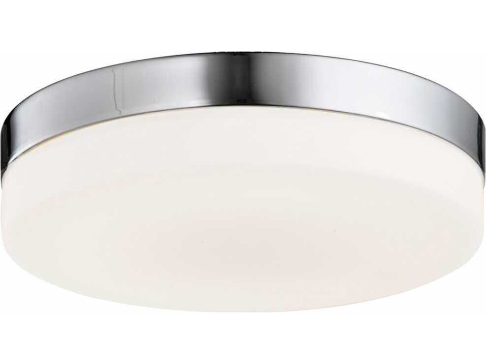 Avenue Lighting Cermack St Brushed Nickel Round Flush Mount