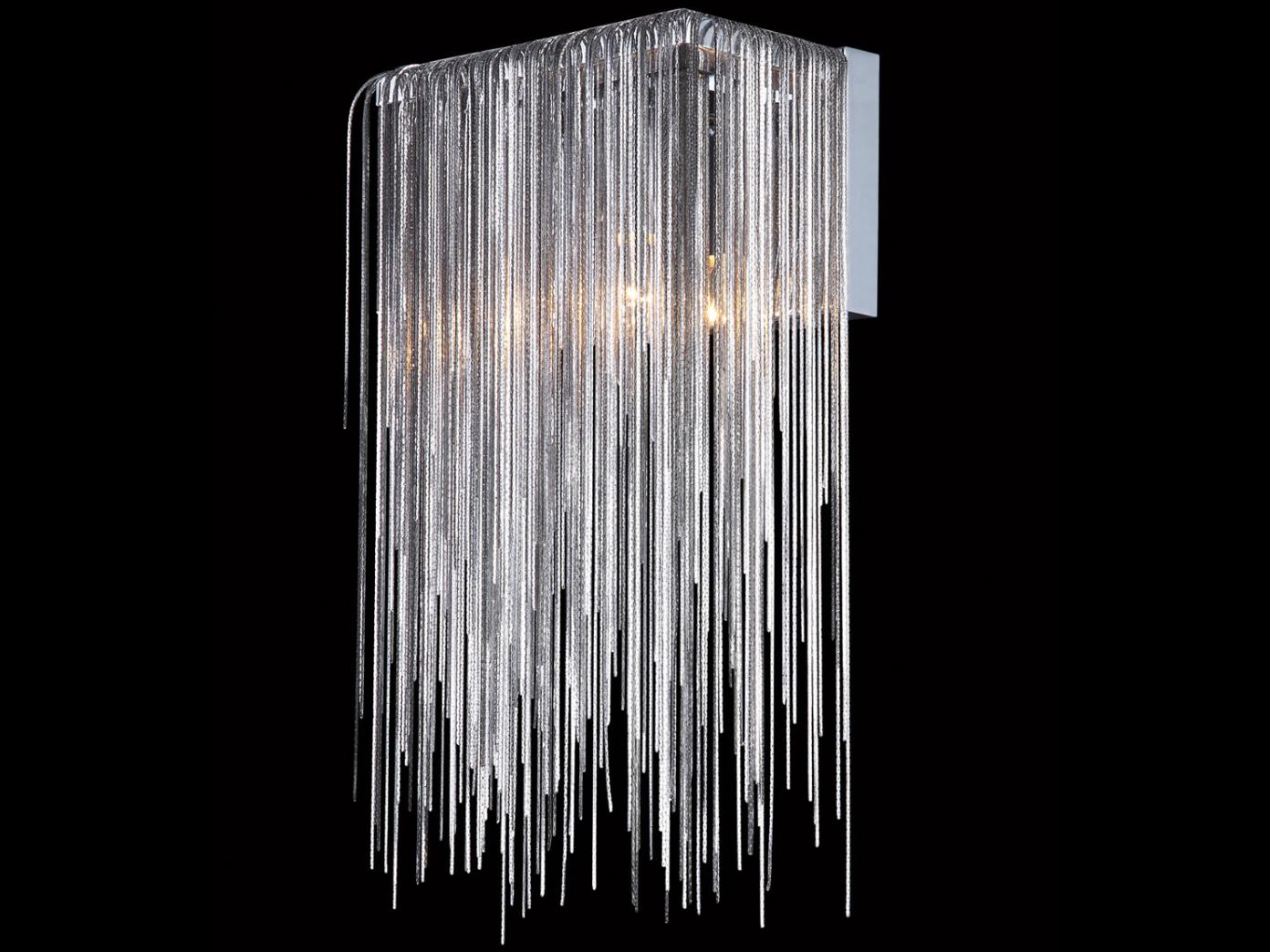 Avenue Lighting Fountain Ave 1-Light Chrome Wall Sconce