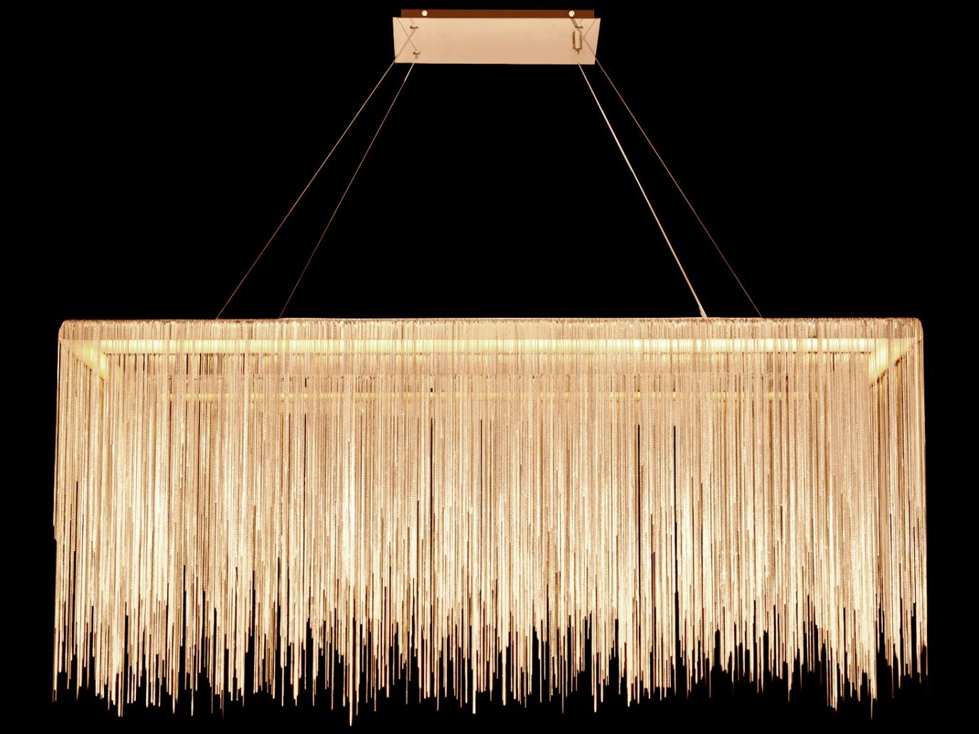 Avenue Lighting Fountain Ave Gold Island Pendant