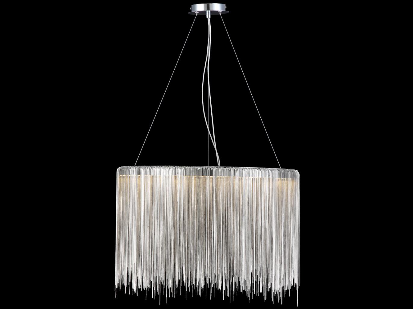 Avenue Lighting Fountain Ave Chrome Drum Pendant