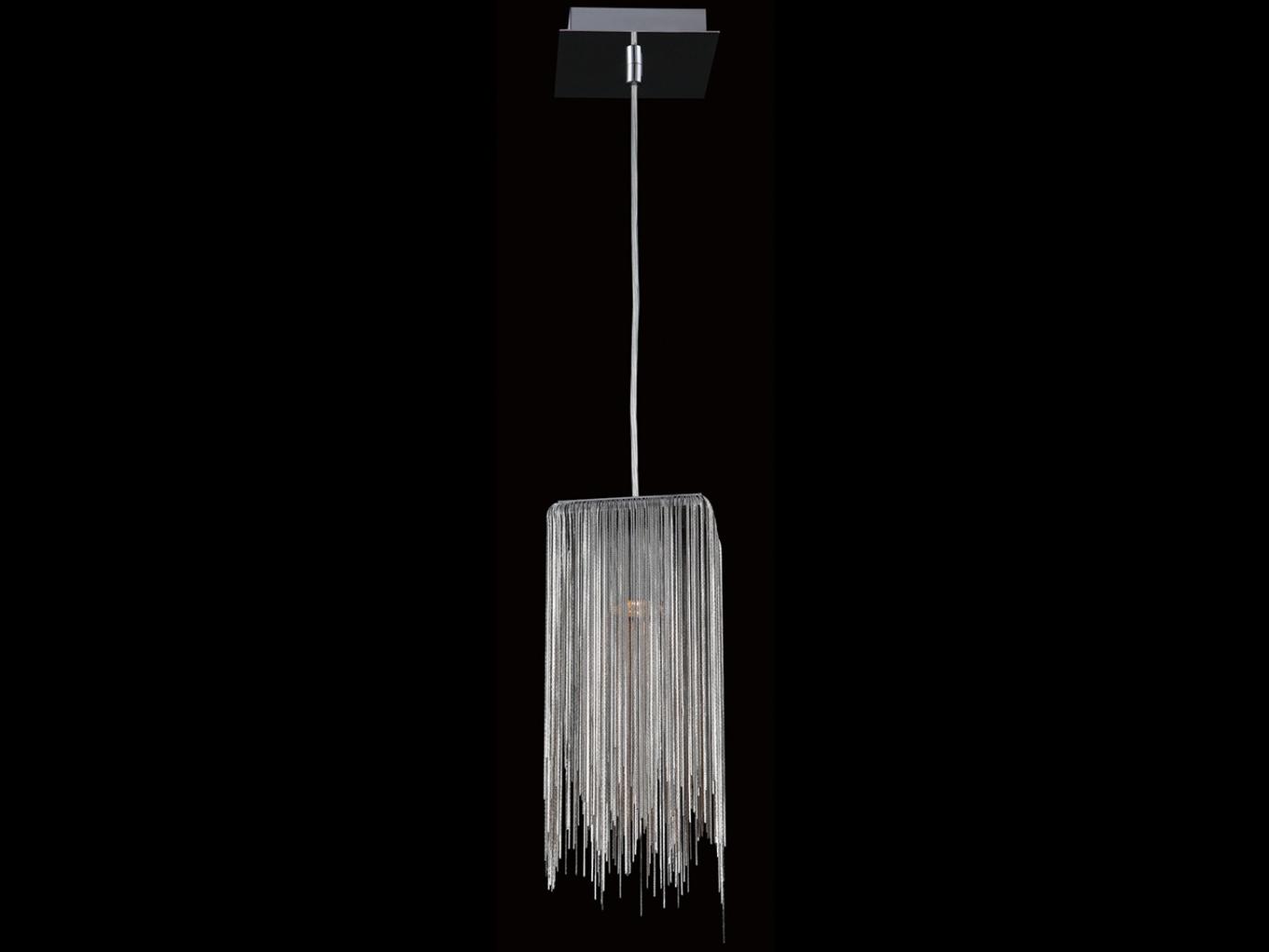 Avenue Lighting Fountain Ave 1-Light Chrome Mini Pendant