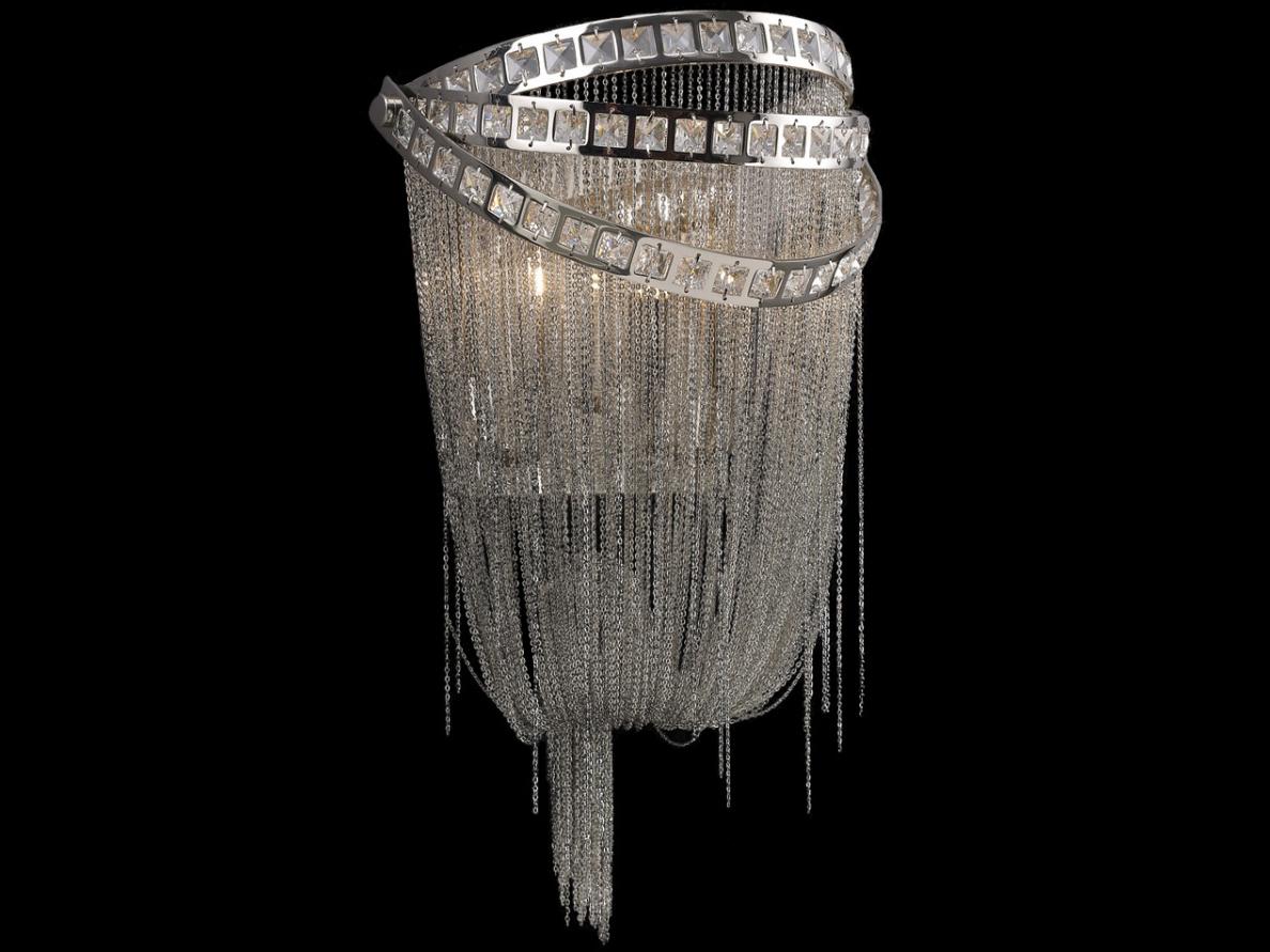 Avenue Lighting Wilshire Blvd 2-Light Polish Nickel Wall Sconce