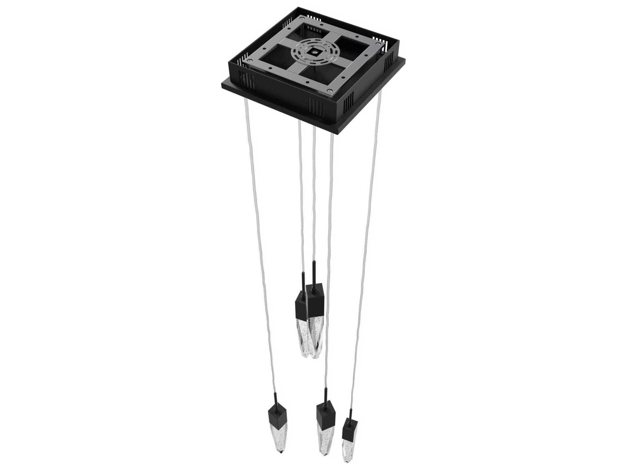 Avenue Lighting Aspen 5-Light Black Linear Pendant