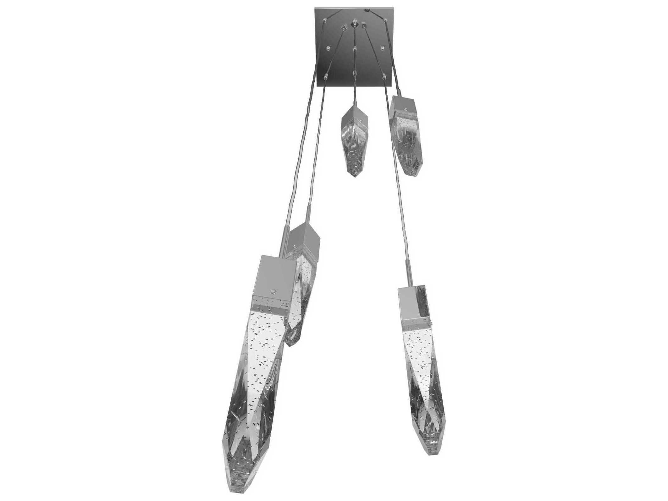 Avenue Lighting Aspen 5-Light Polished Chrome Linear Pendant