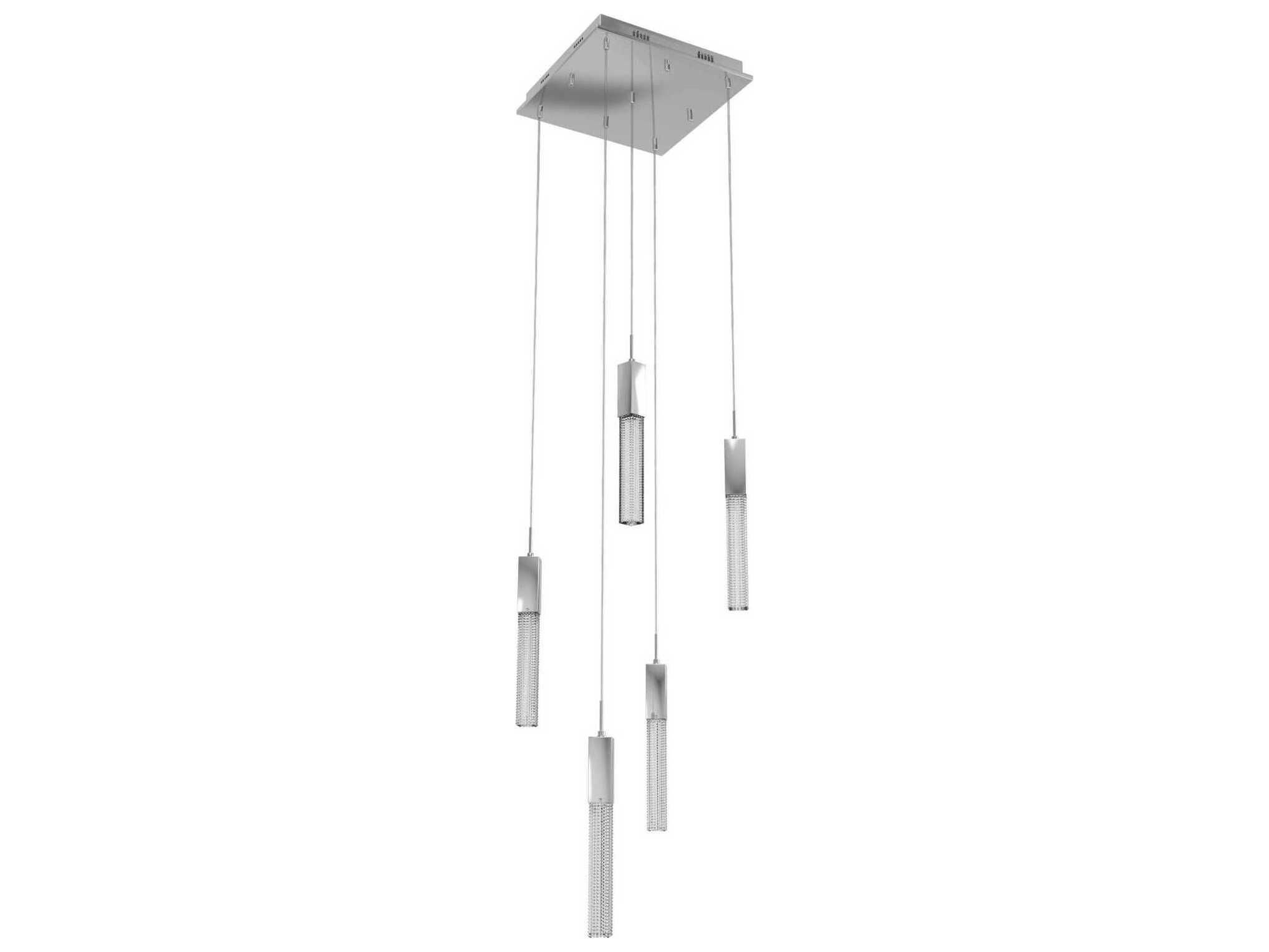 Avenue Lighting Boa 5-Light Polished Chrome Linear Mini Pendant