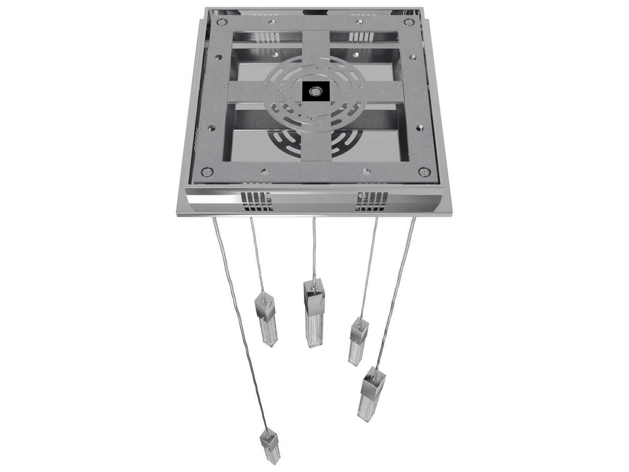 Avenue Lighting Boa 5-Light Polished Chrome Linear Mini Pendant