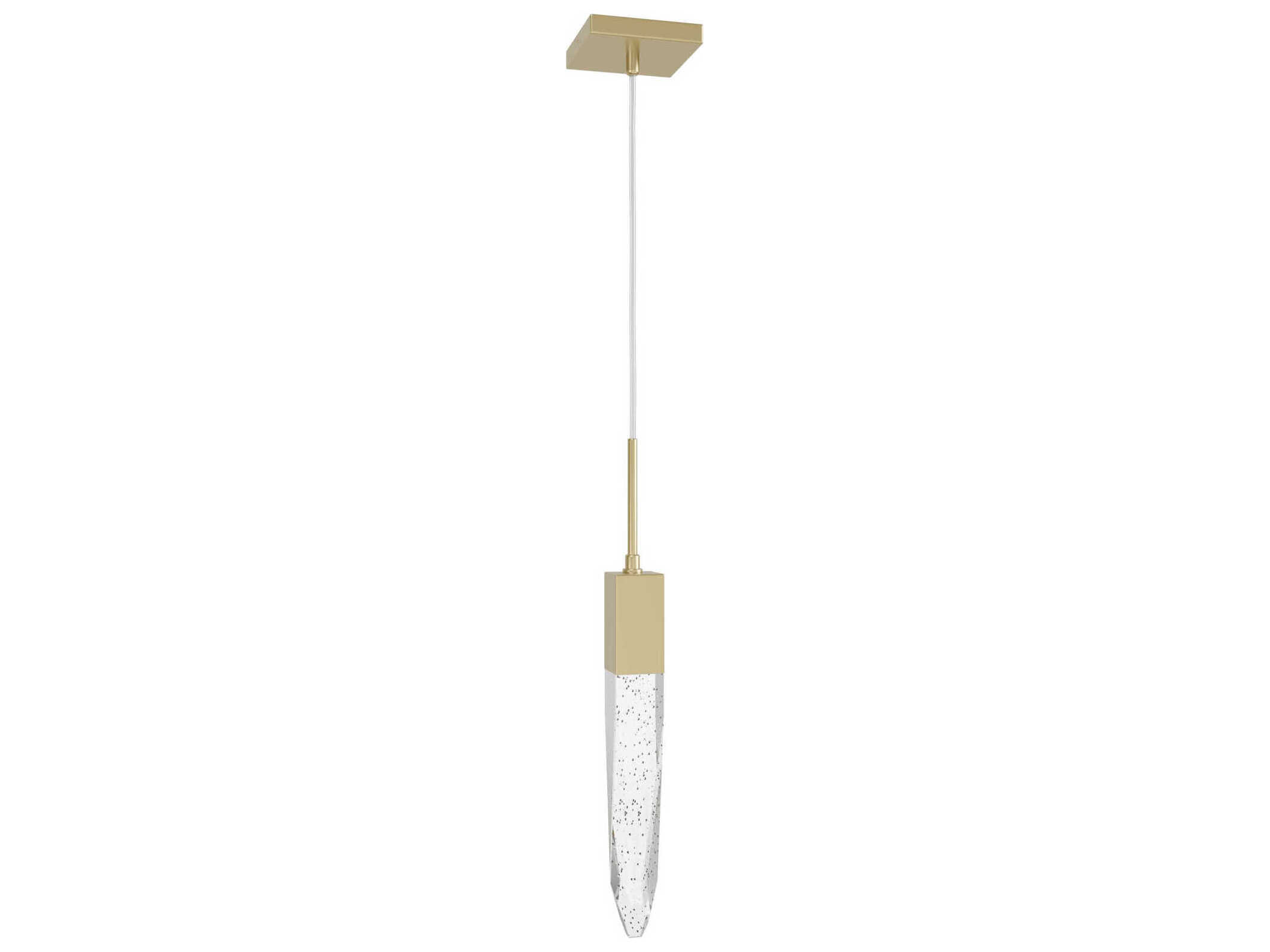 Avenue Lighting Aspen 1-Light Brushed Brass Linear Pendant