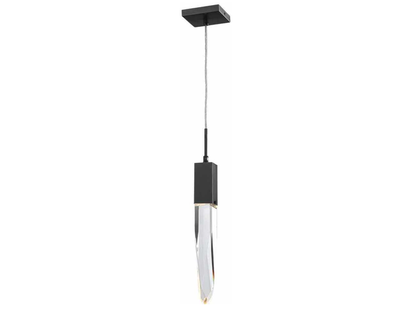 Avenue Lighting Aspen 1-Light Dark Bronze Linear Pendant