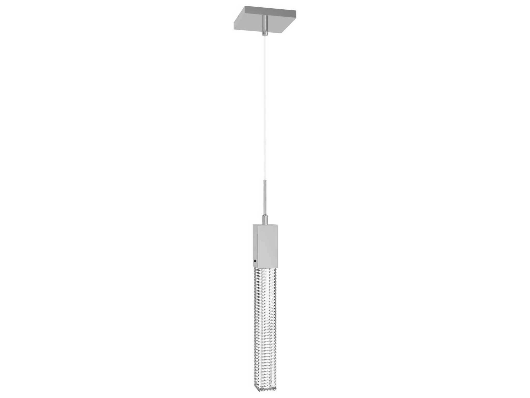 Avenue Lighting Boa 1-Light Polished Chrome Linear Mini Pendant