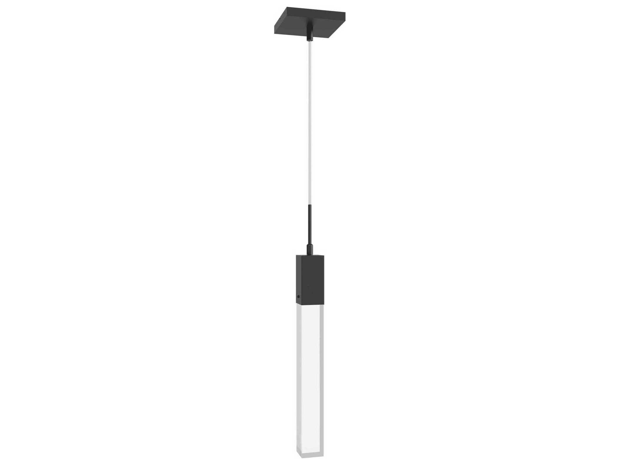 Avenue Lighting The Original Glacier 1-Light Black Linear Pendant