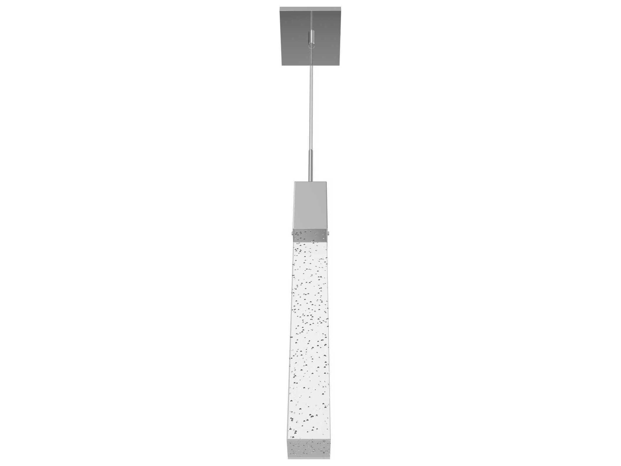 Avenue Lighting The Original Glacier 1-Light Polished Chrome Linear Pendant