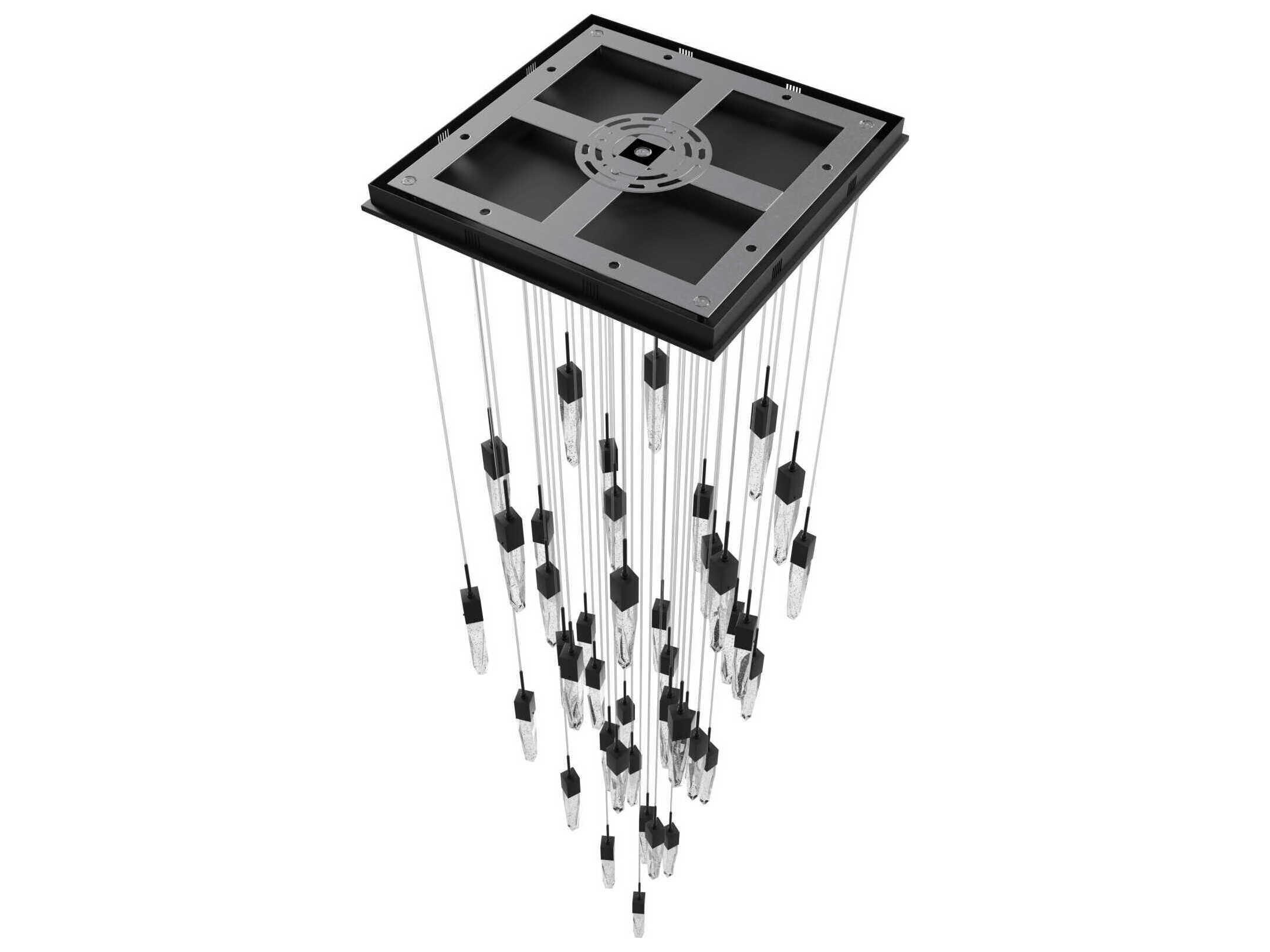 Avenue Lighting Aspen 41-Light Black Linear Pendant