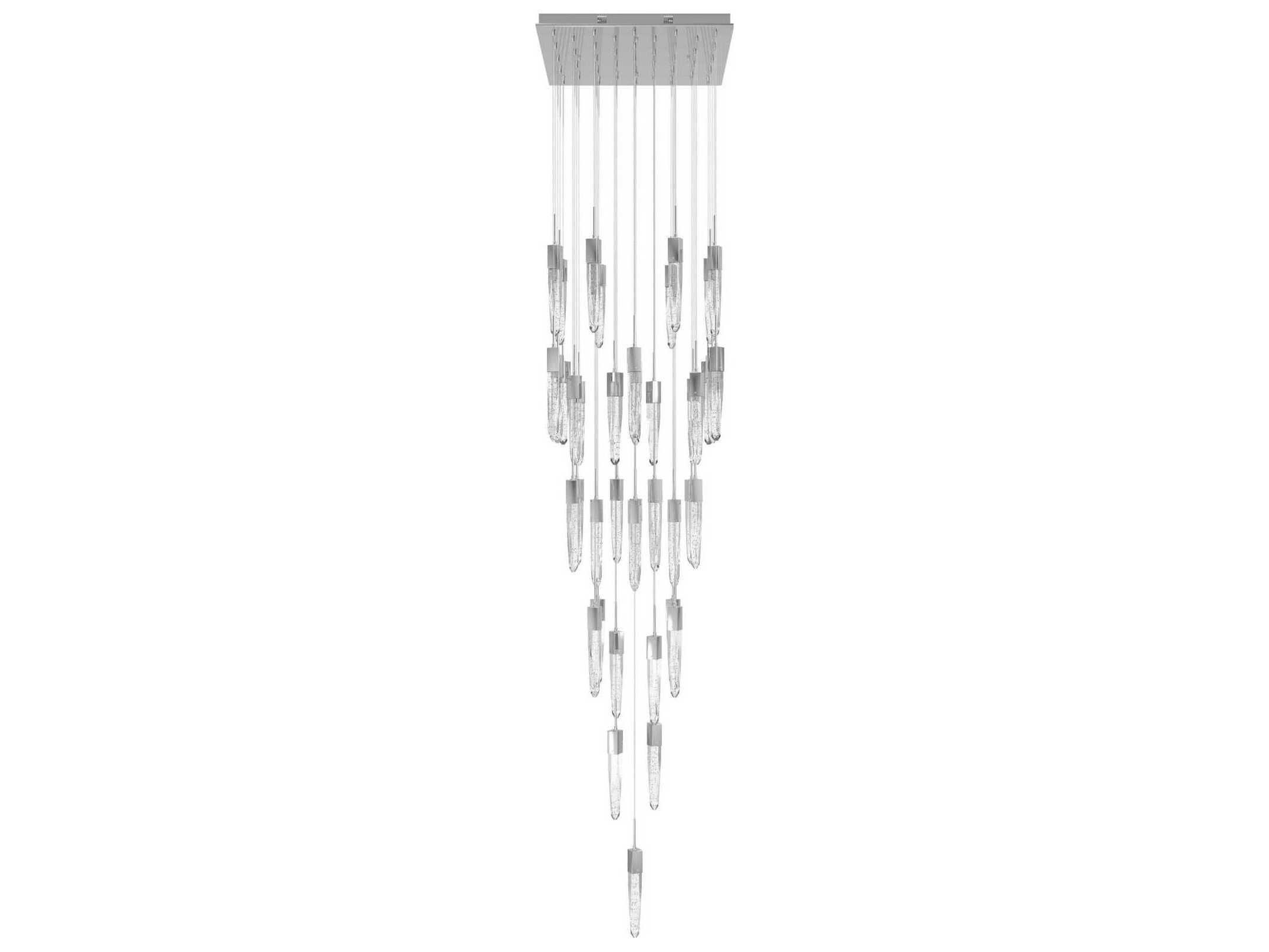 Avenue Lighting Aspen 41-Light Polished Chrome Linear Pendant