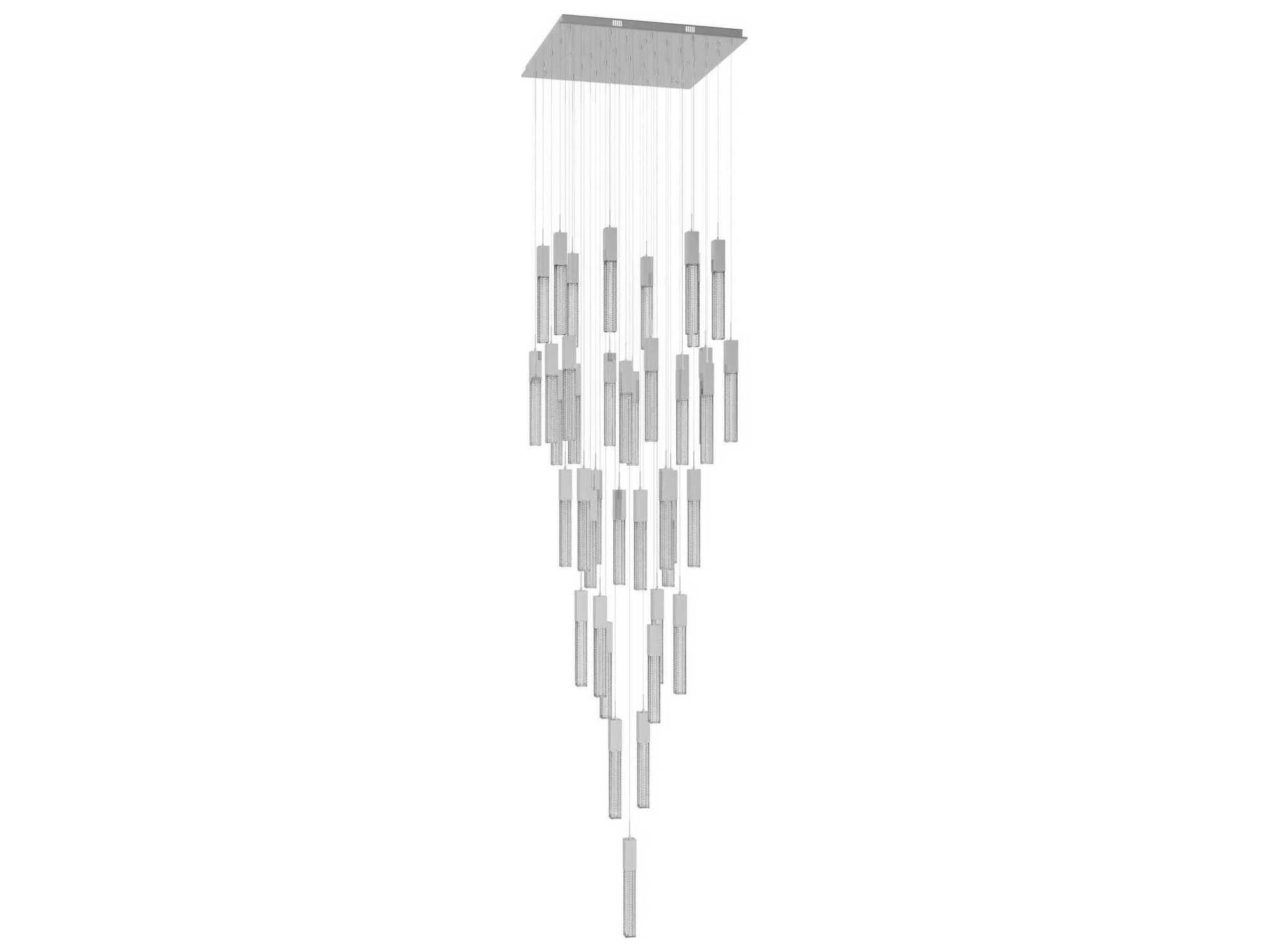 Avenue Lighting Boa 41-Light Polished Chrome Linear Pendant