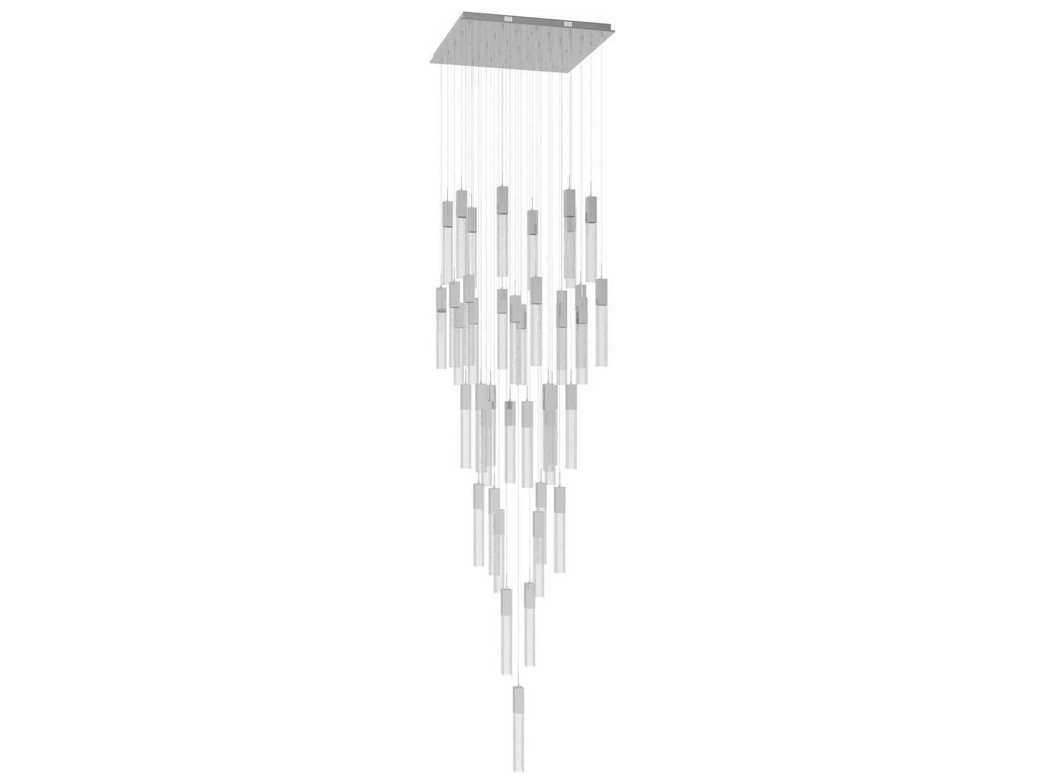 Avenue Lighting The Original Glacier 41-Light Polished Chrome Linear Pendant