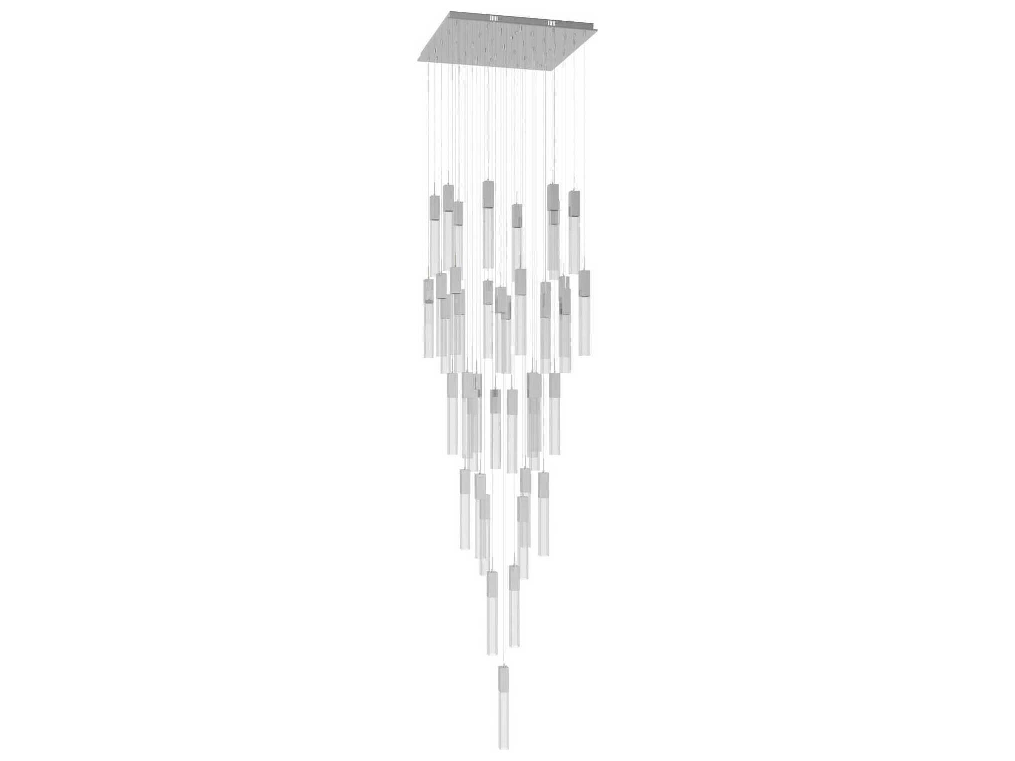 Avenue Lighting The Original Glacier 41-Light Polished Chrome Linear Pendant