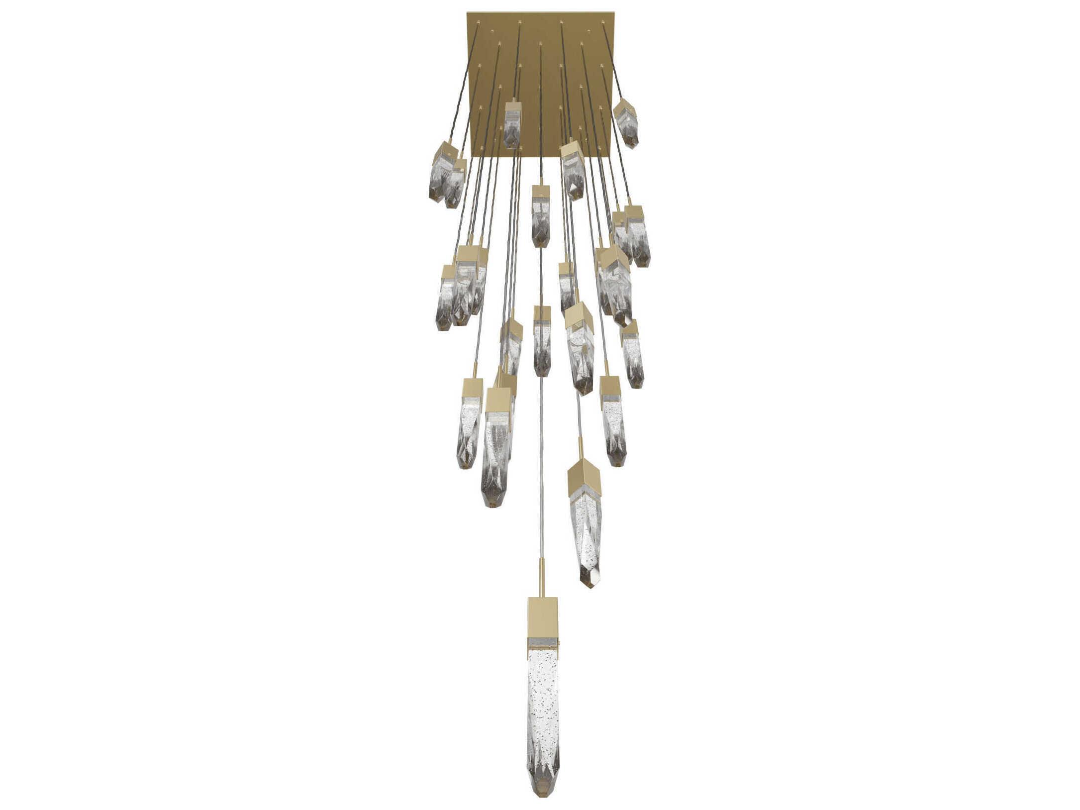 Avenue Lighting Aspen 25-Light Brushed Brass Linear Pendant