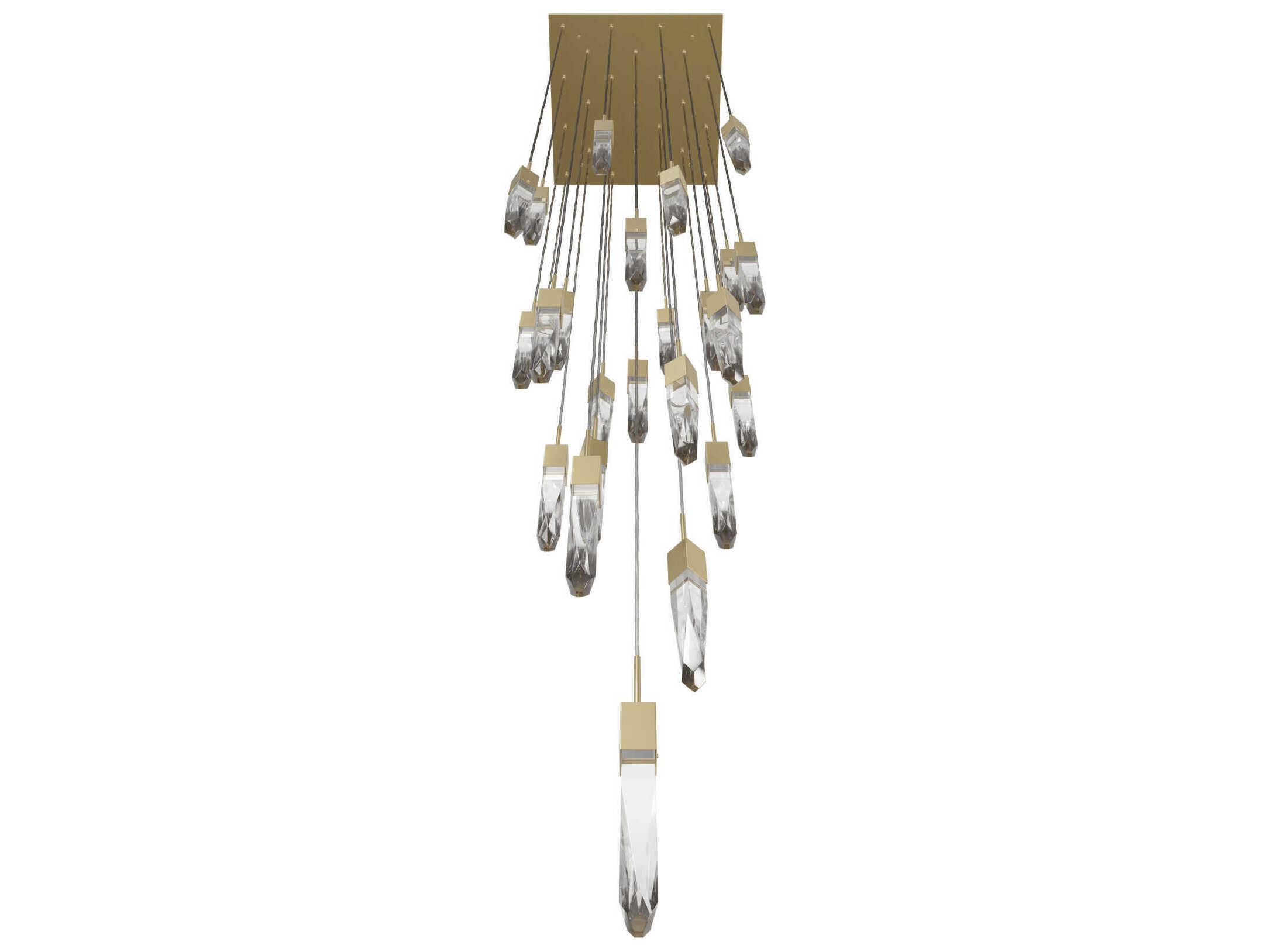 Avenue Lighting Aspen 25-Light Brushed Brass Linear Pendant