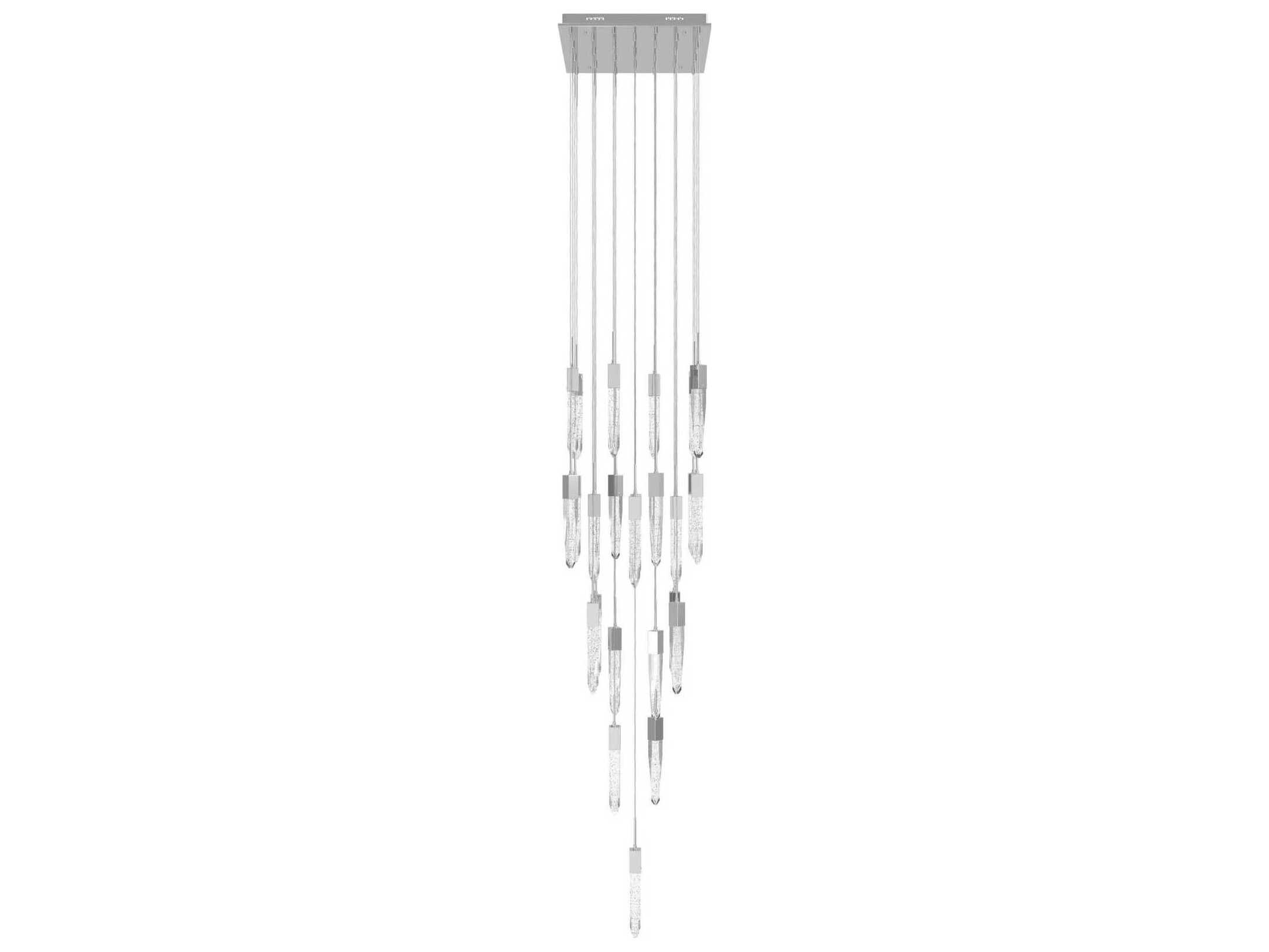 Avenue Lighting Aspen 25-Light Polished Chrome Linear Pendant