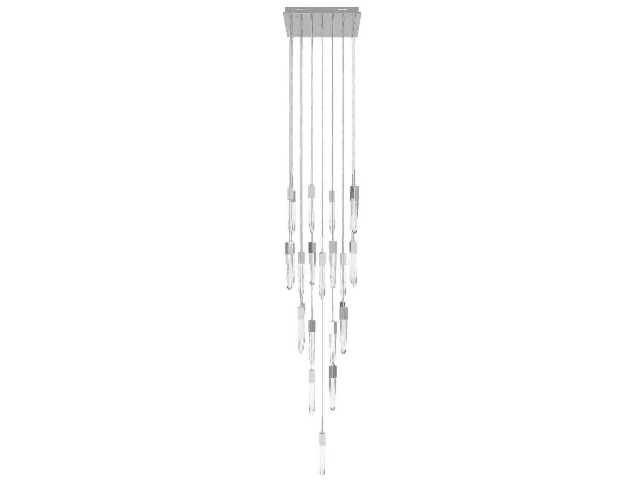 Avenue Lighting Aspen 25-Light Polished Chrome Linear Pendant