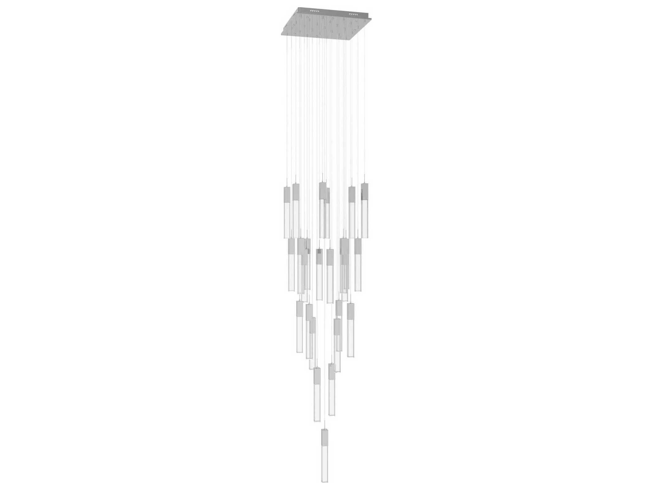 Avenue Lighting The Original Glacier 25-Light Polished Chrome Linear Pendant