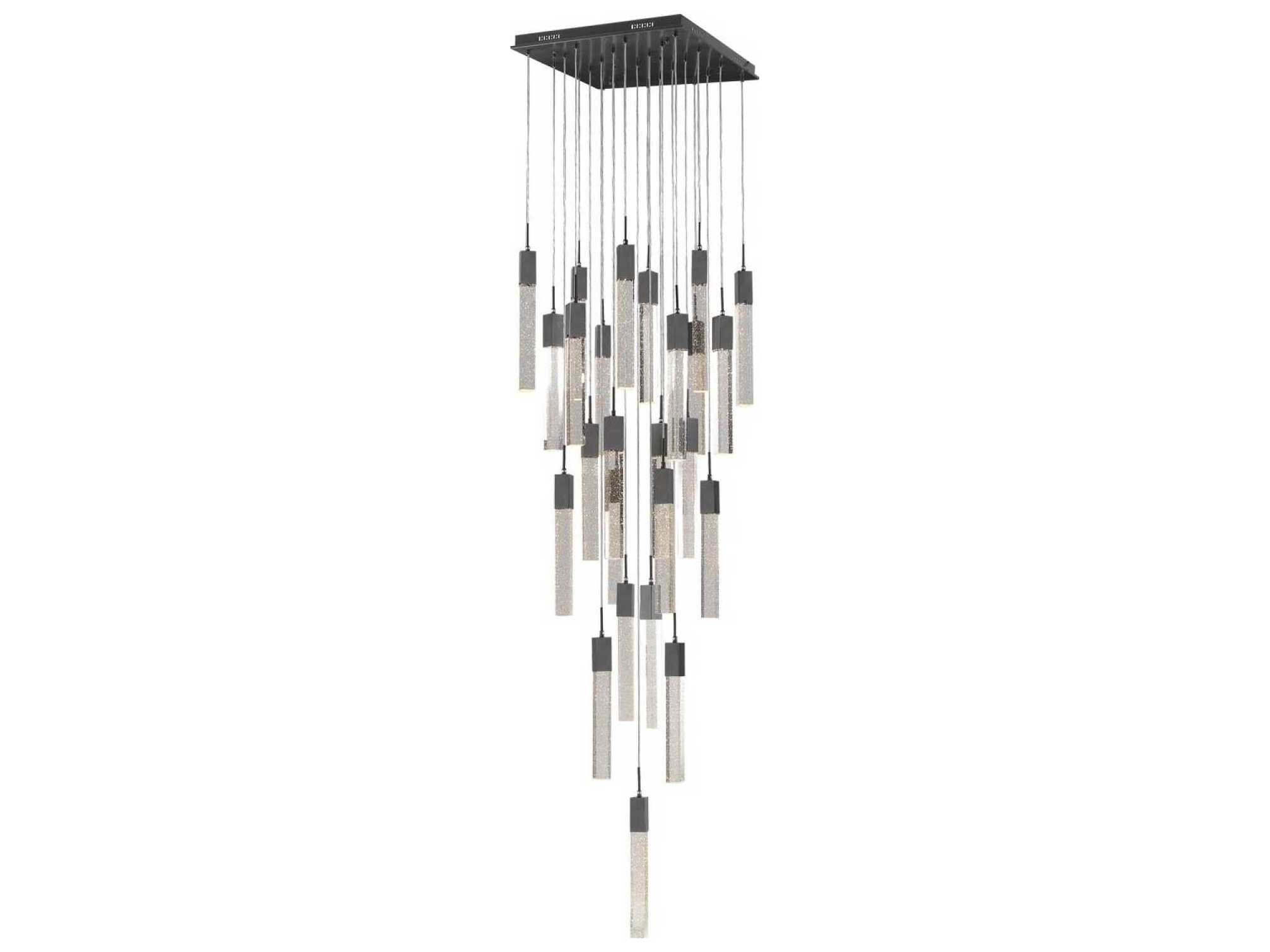 Avenue Lighting The Original Glacier 25-Light Dark Bronze Linear Pendant