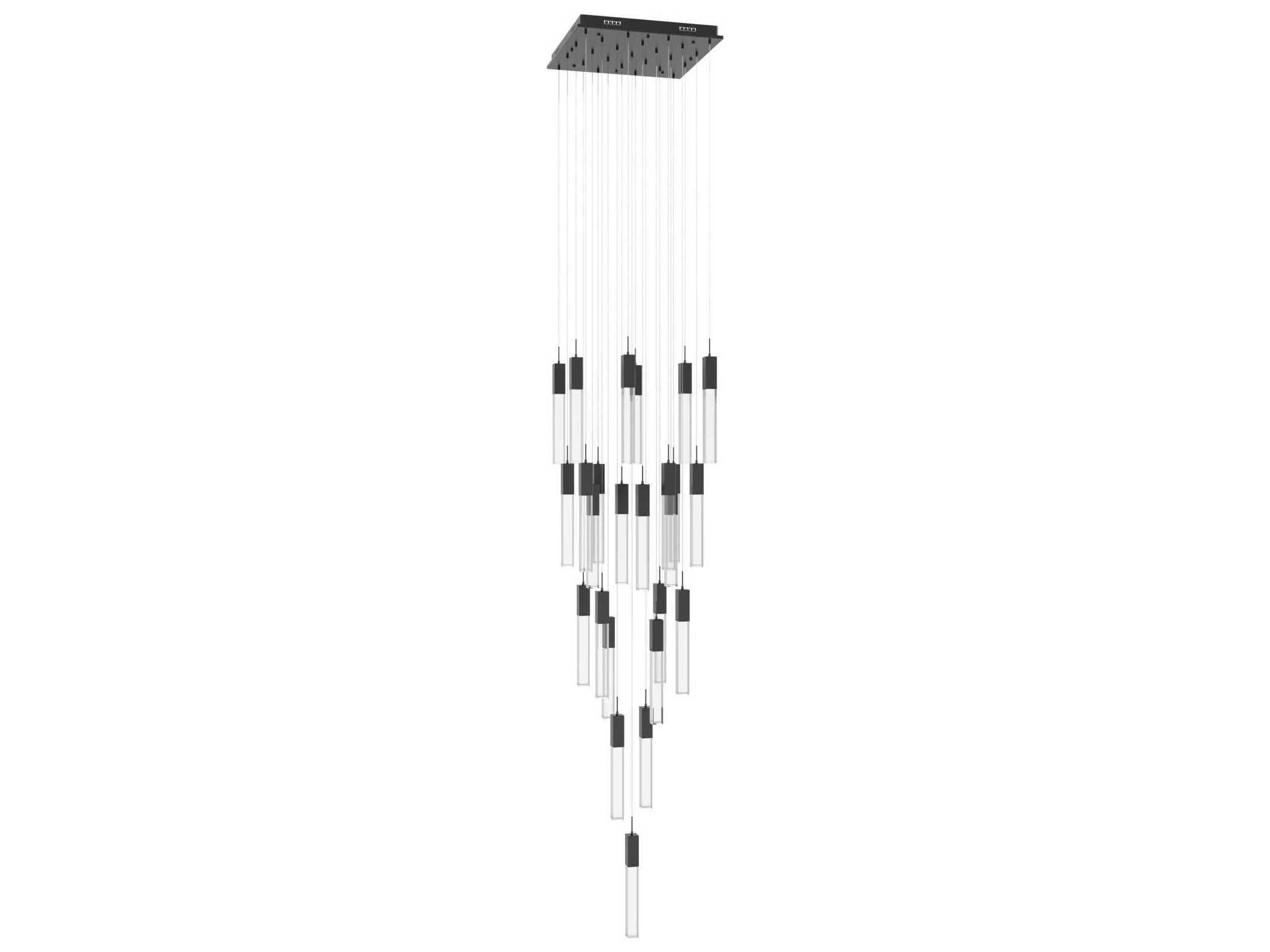 Avenue Lighting The Original Glacier 25-Light Dark Bronze Linear Pendant