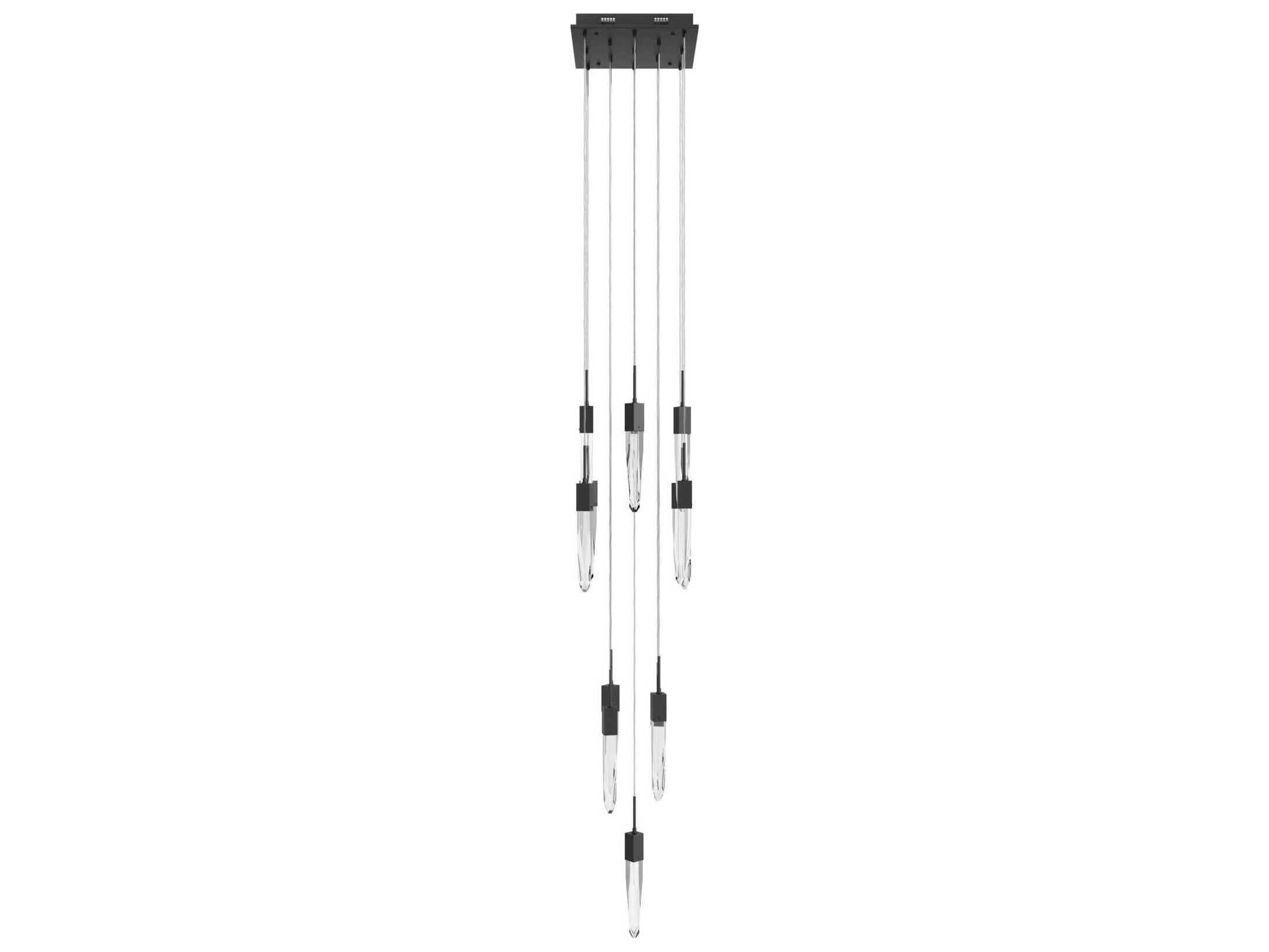 Avenue Lighting Aspen 13-Light Black Linear Pendant