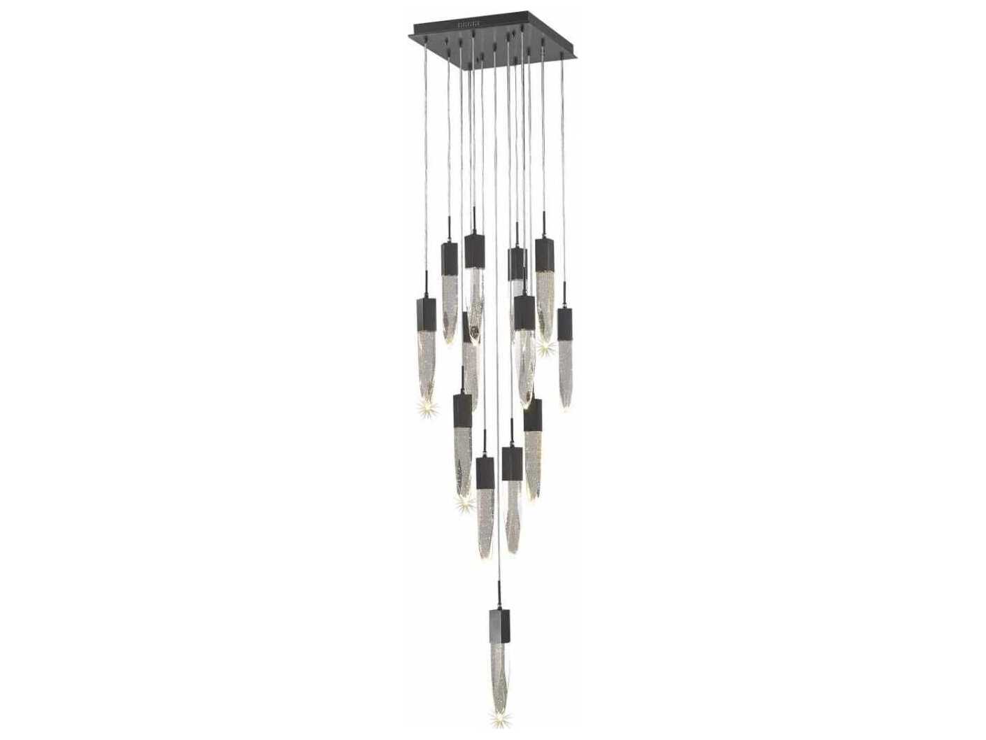 Avenue Lighting Aspen 13-Light Dark Bronze Linear Pendant