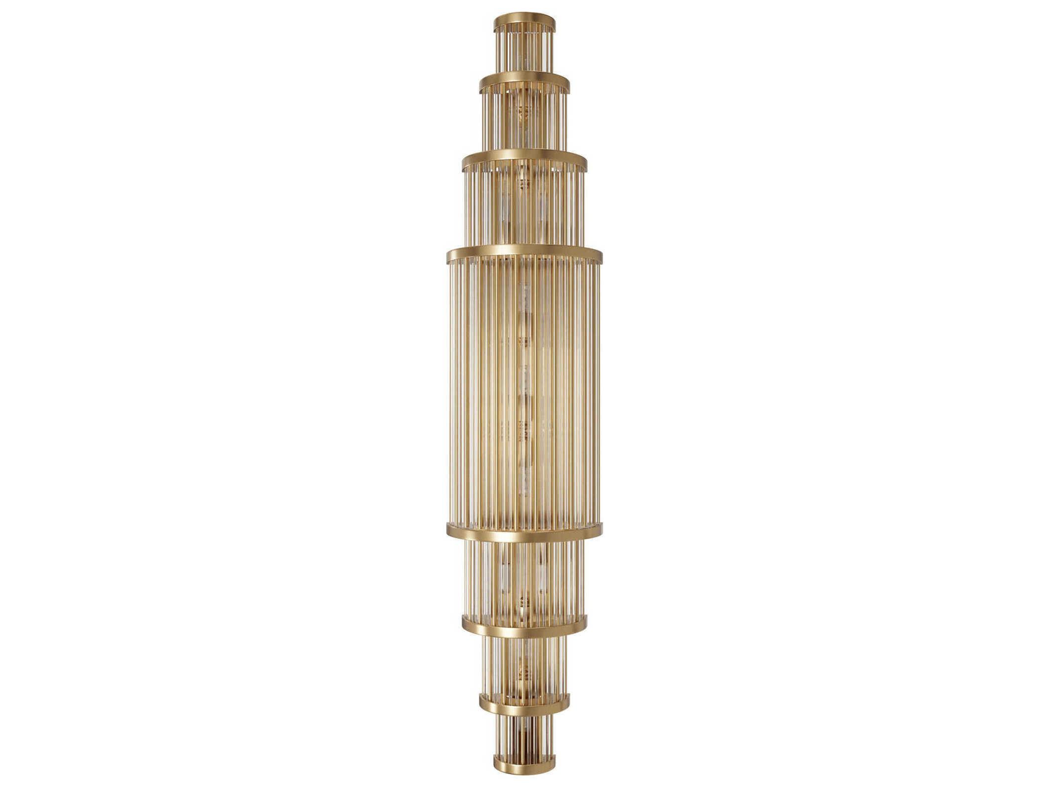 Avenue Lighting Waldorf 11-Light Aged Brass Wall Sconce