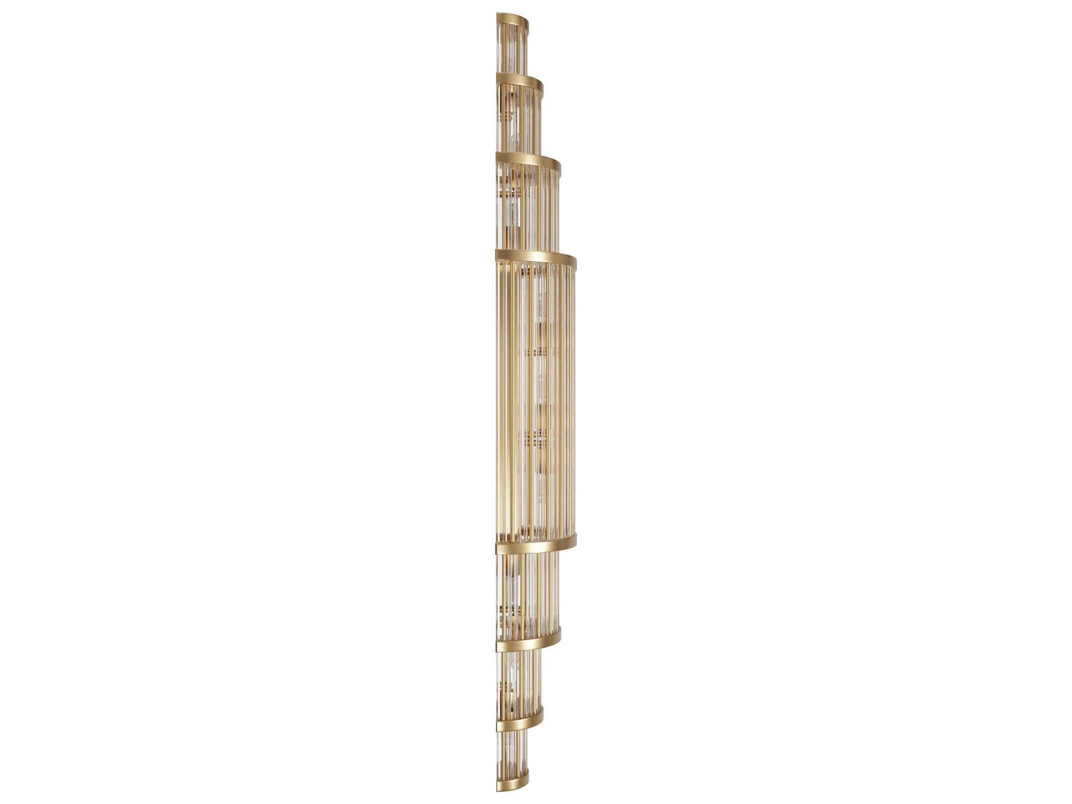 Avenue Lighting Waldorf 11-Light Aged Brass Wall Sconce