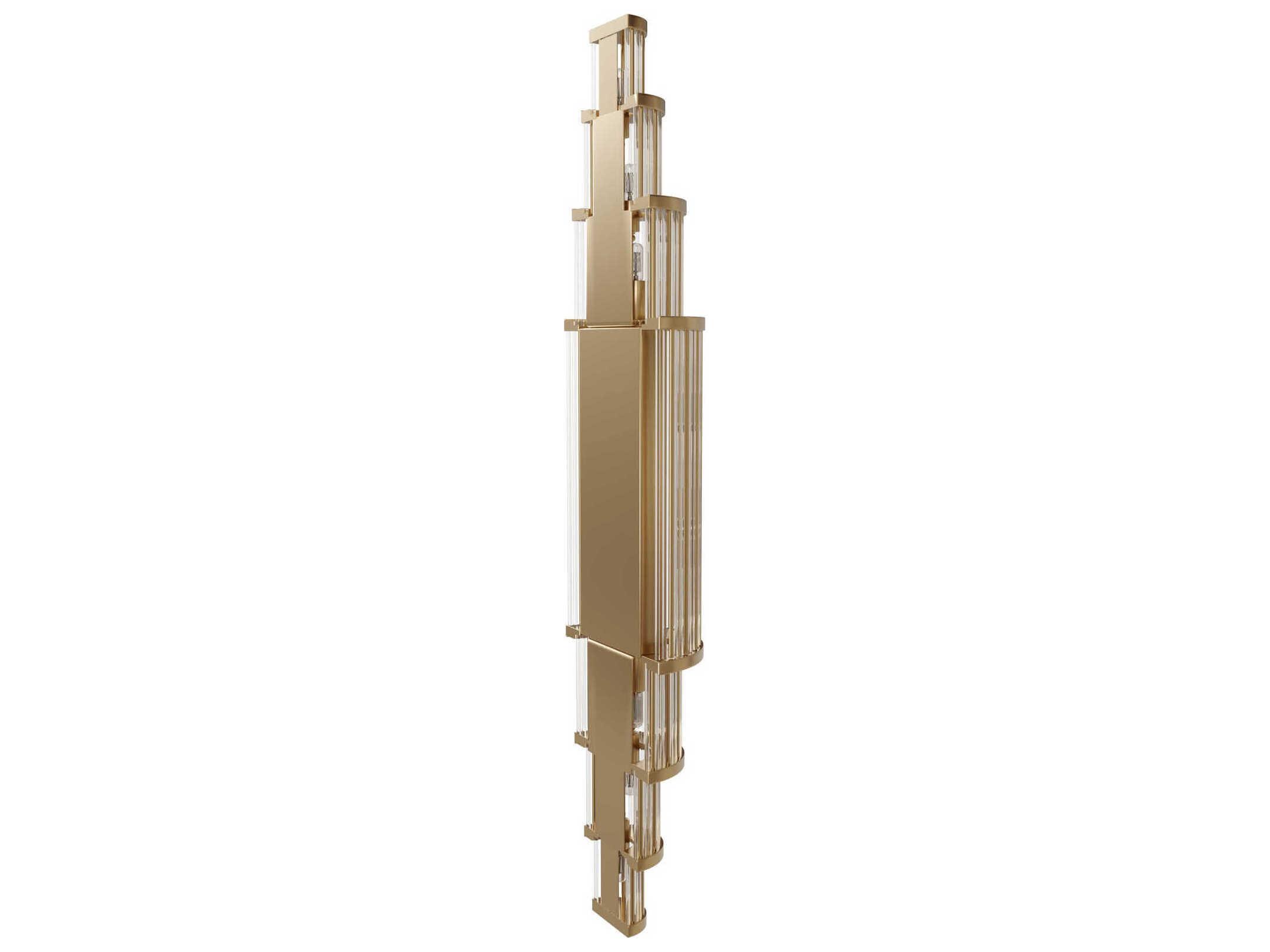 Avenue Lighting Waldorf 11-Light Aged Brass Wall Sconce