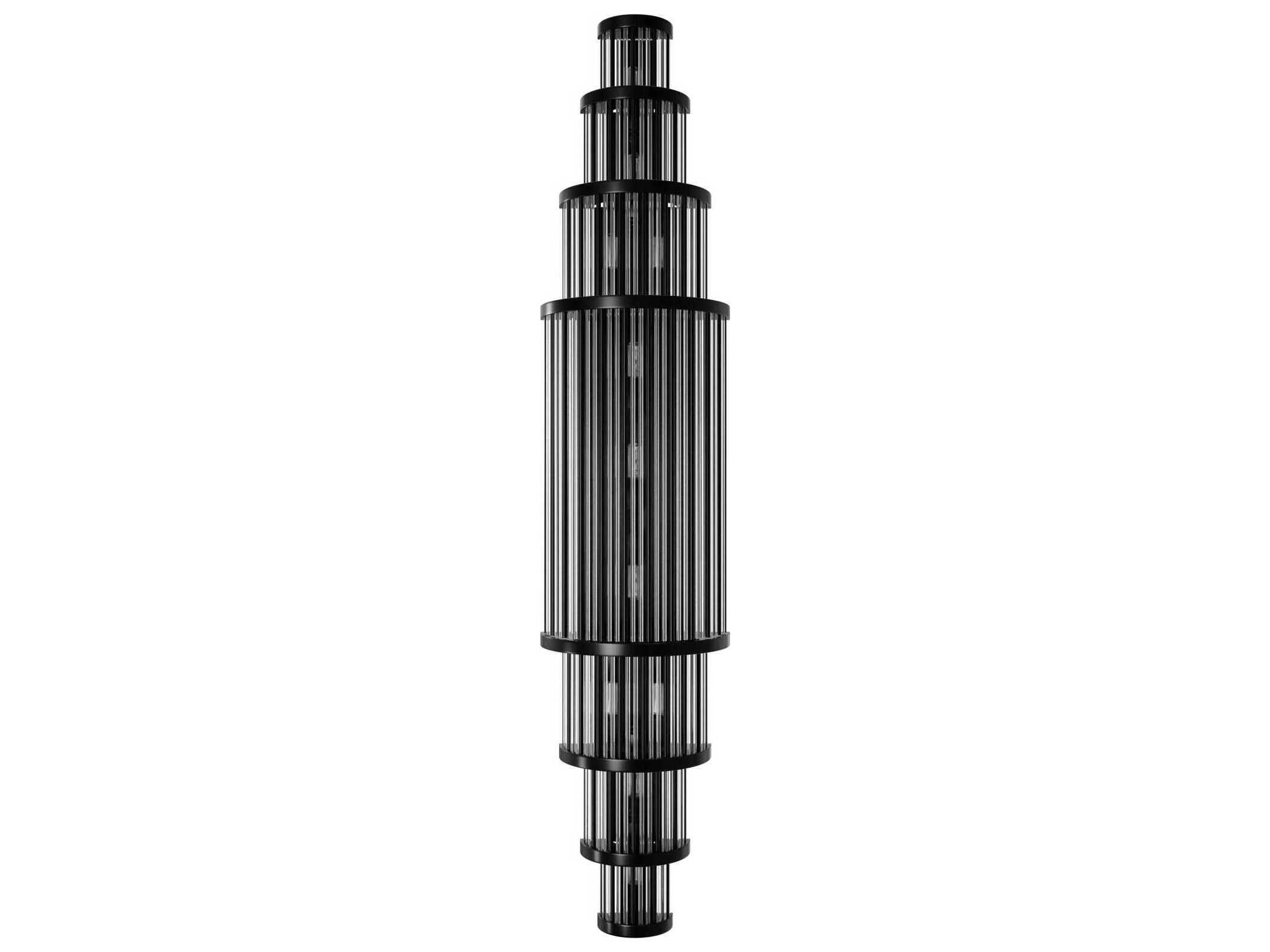 Avenue Lighting Waldorf 11-Light Polished Gunmetal Wall Sconce