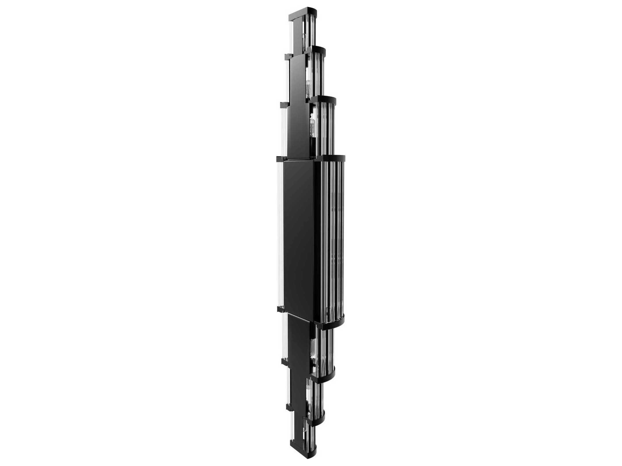 Avenue Lighting Waldorf 11-Light Polished Gunmetal Wall Sconce