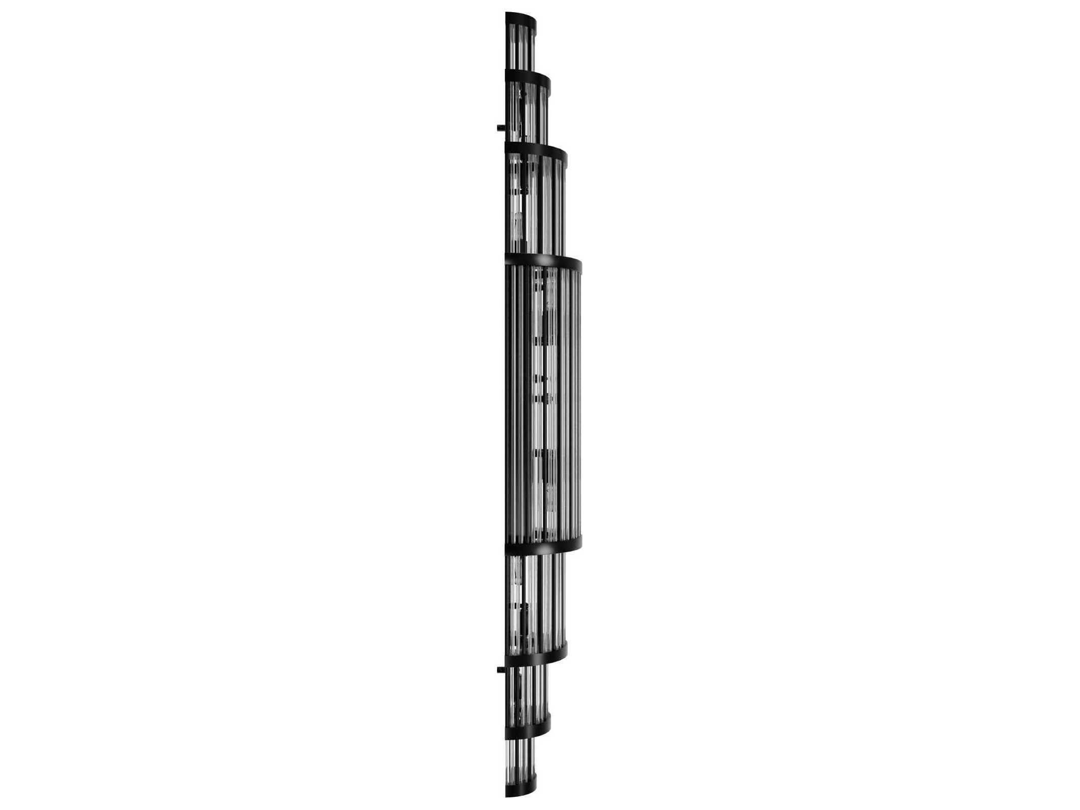 Avenue Lighting Waldorf 14-Light Polished Gunmetal Wall Sconce