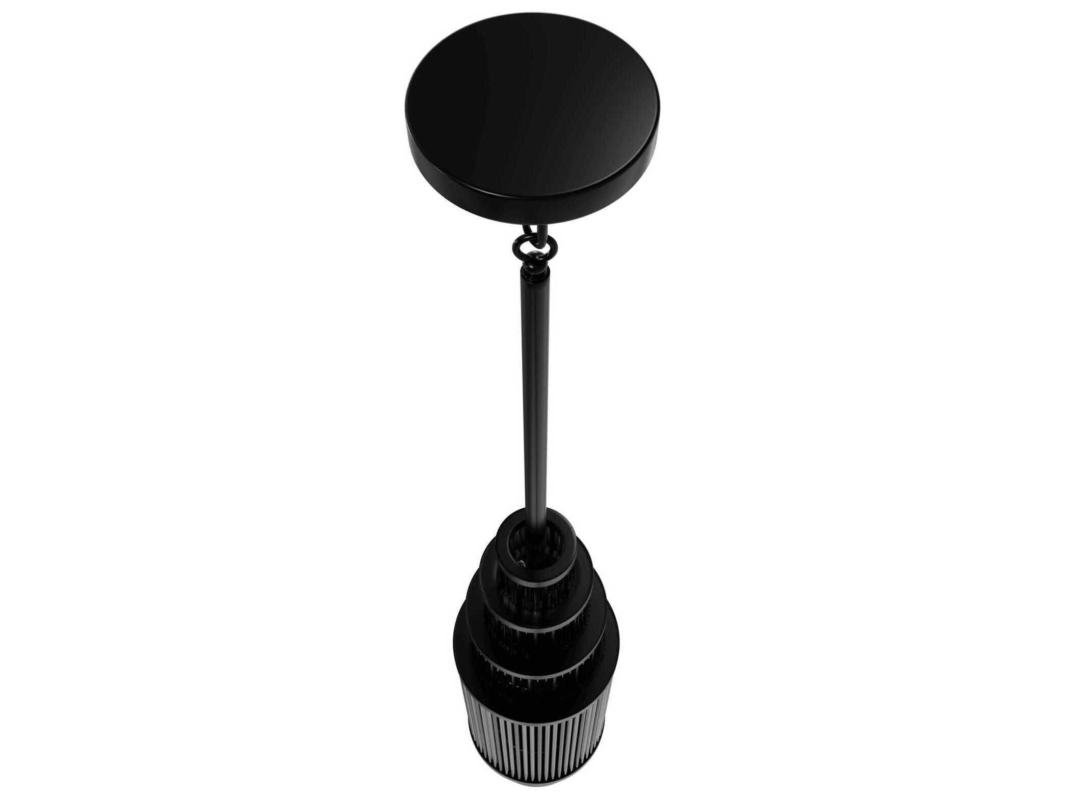 Avenue Lighting Waldorf 13-Light Polished Gunmetal Tiered Mini Pendant