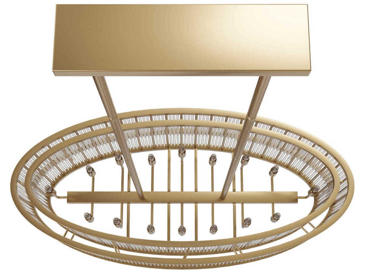 Avenue Lighting Waldorf 16-Light Aged Brass Island Pendant