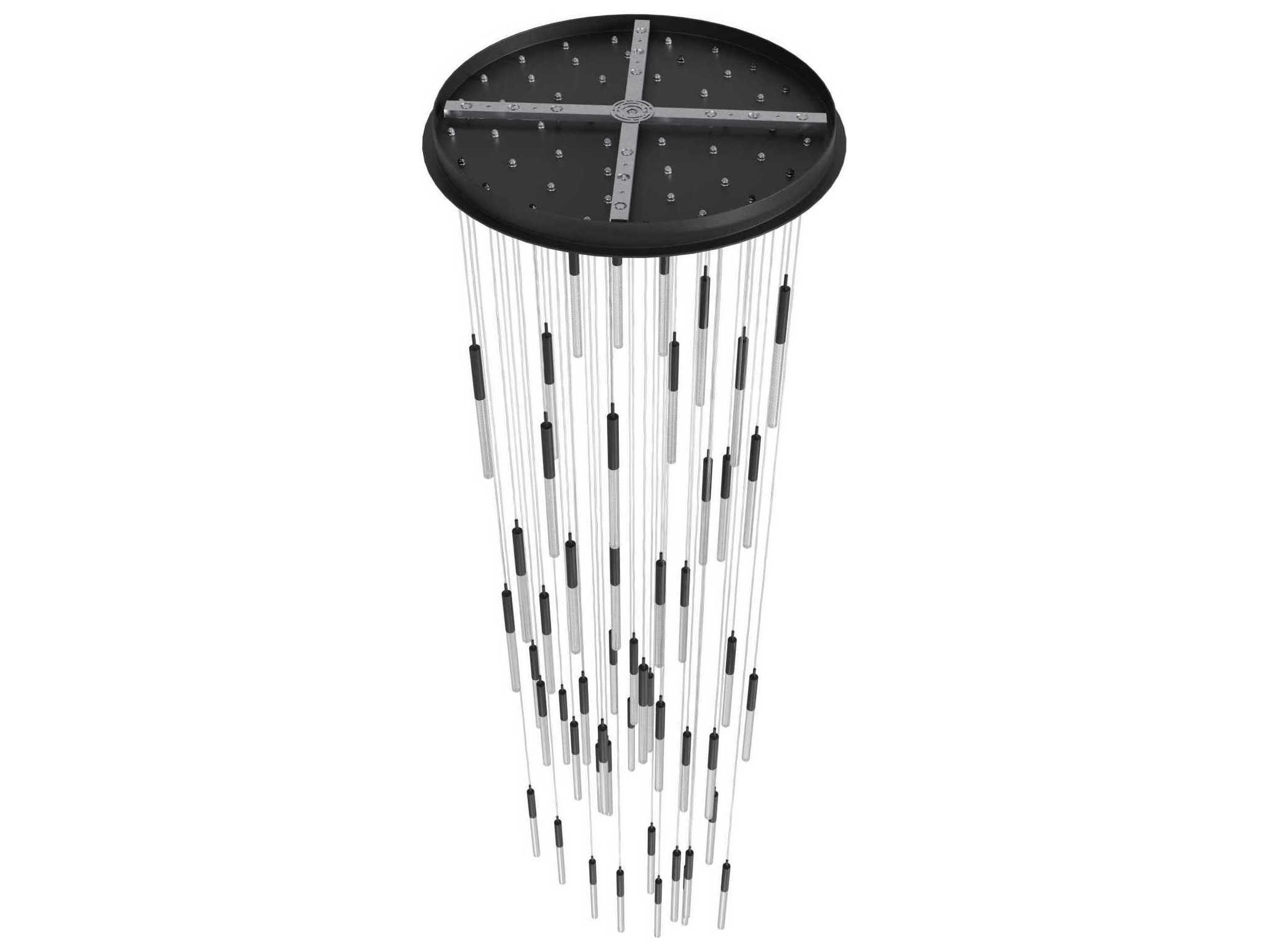 Avenue Lighting Main St 51-Light Black Pendant