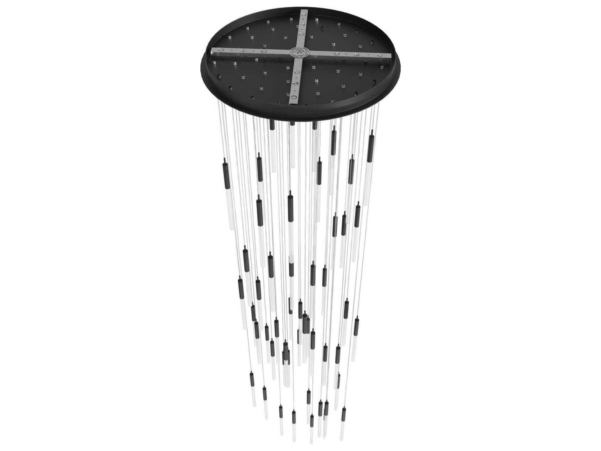 Avenue Lighting Main St 31-Light Black Pendant