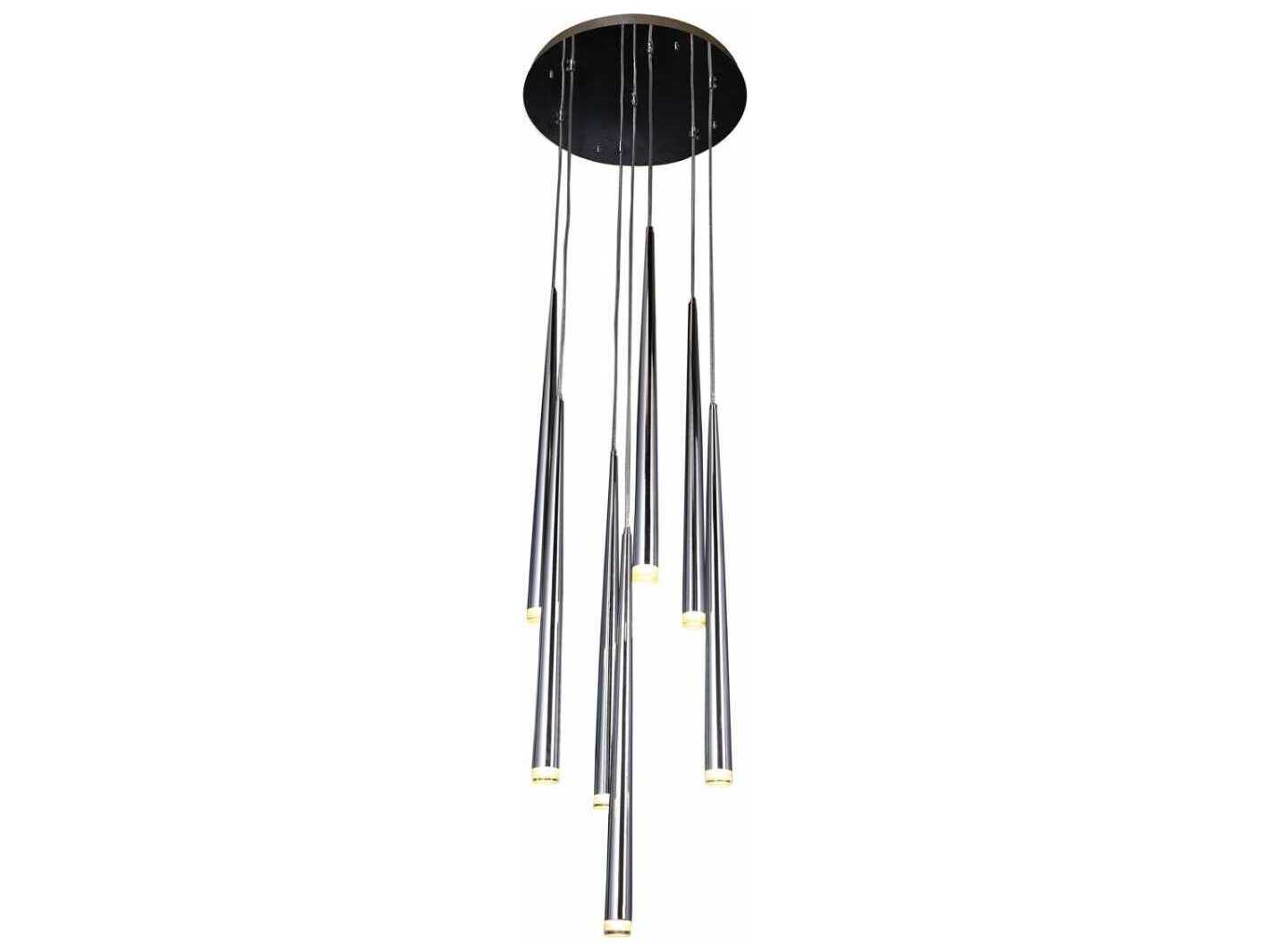 Avenue Lighting Highland Ave 7-Light Chrome Mini Pendant