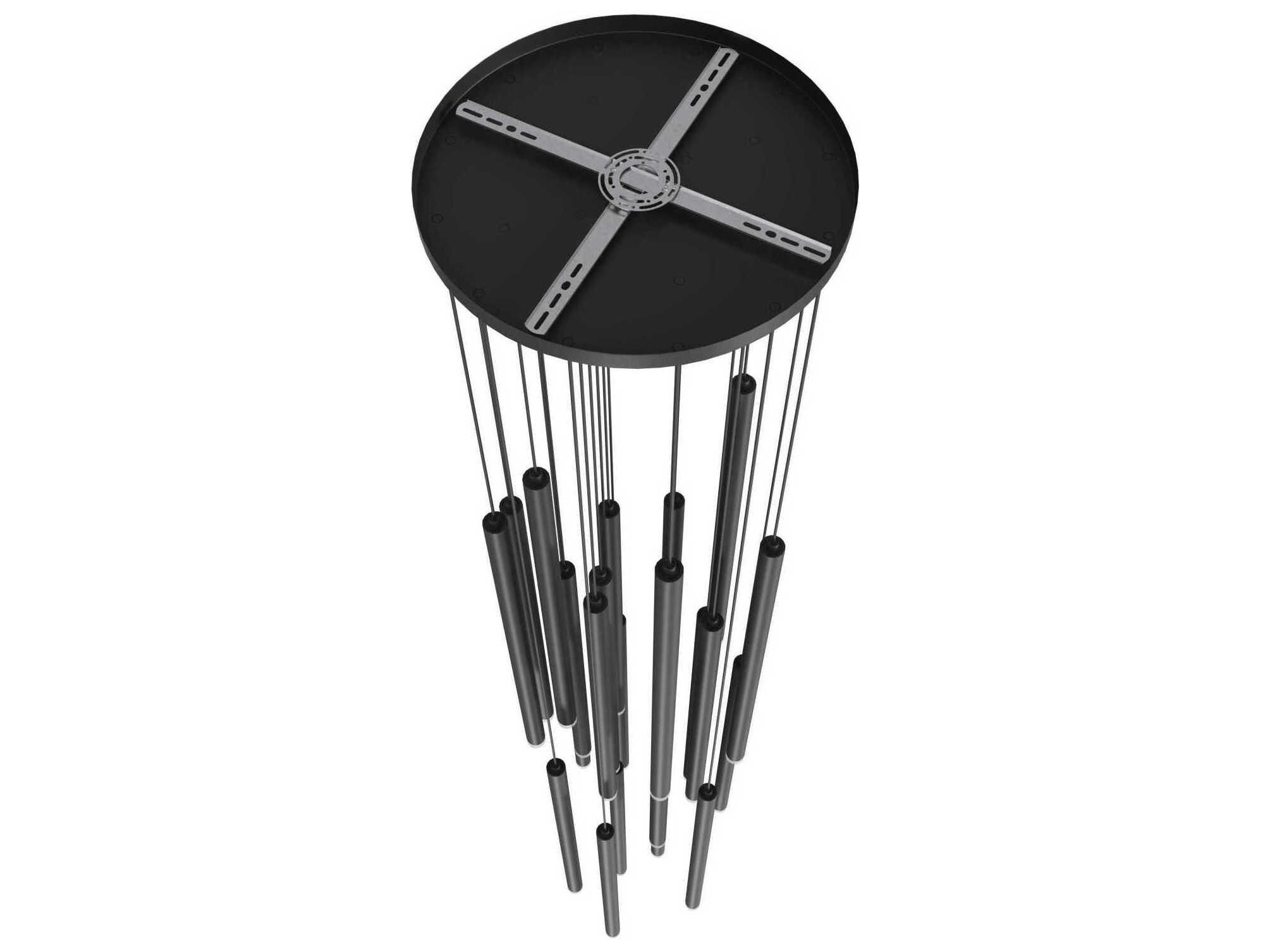 Avenue Lighting Filmore Ave 25-Light Black Linear Pendant