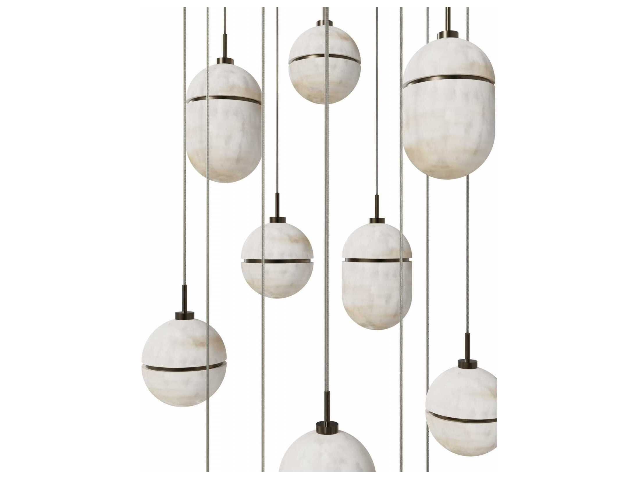 Avenue Lighting Sedona 13-Light Aged Brass Pendant