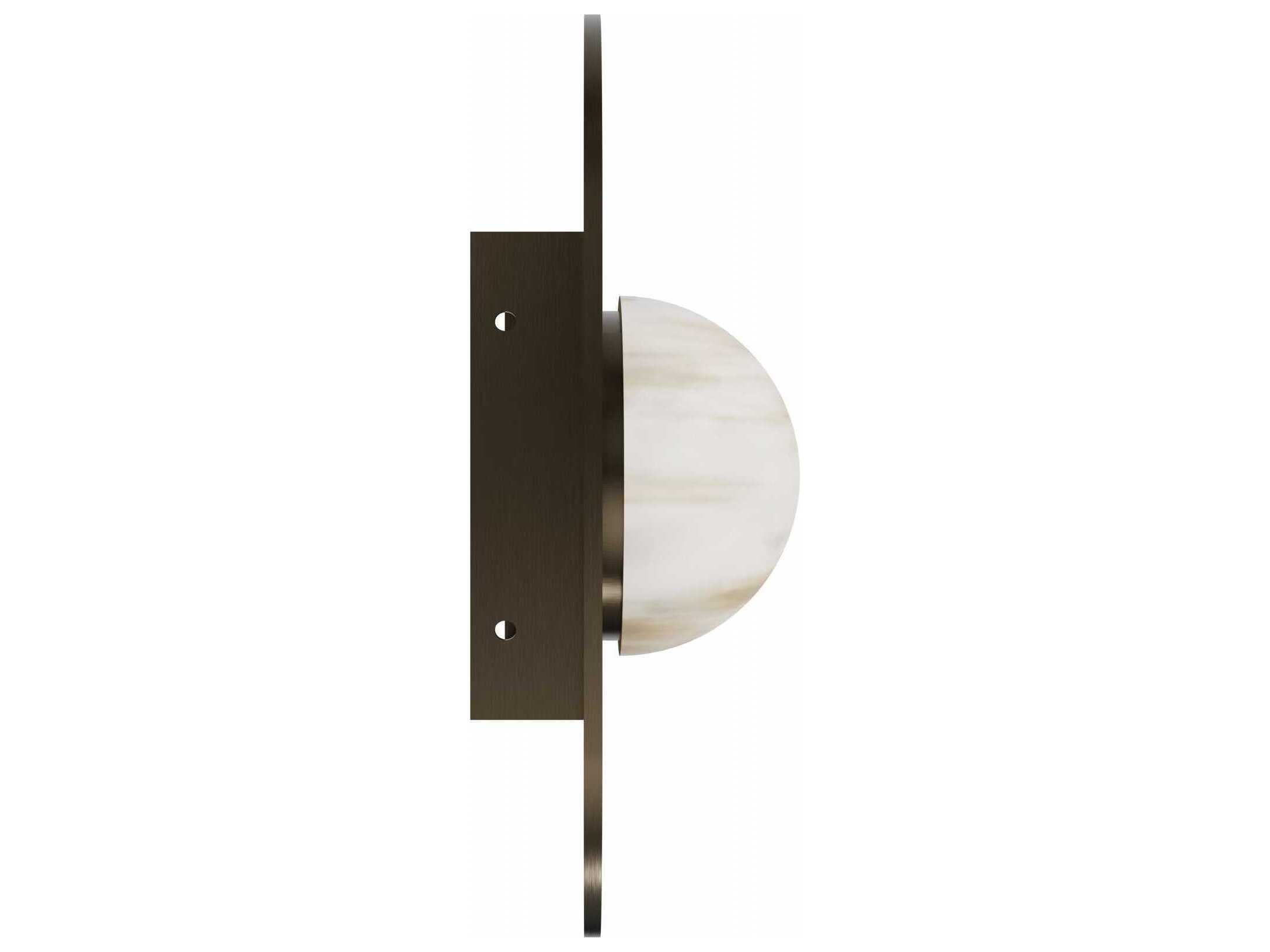 Avenue Lighting Sedona 1-Light Aged Brass Wall Sconce