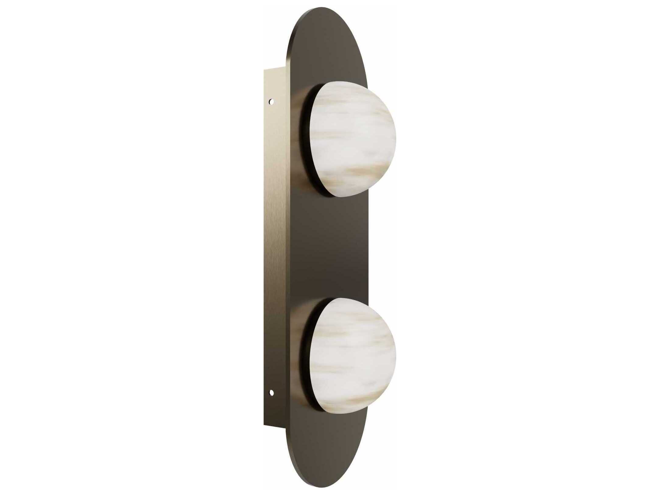 Avenue Lighting Sedona 2-Light Aged Brass Wall Sconce