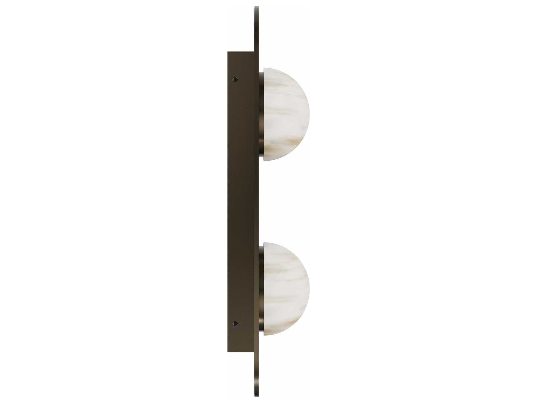 Avenue Lighting Sedona 2-Light Aged Brass Wall Sconce