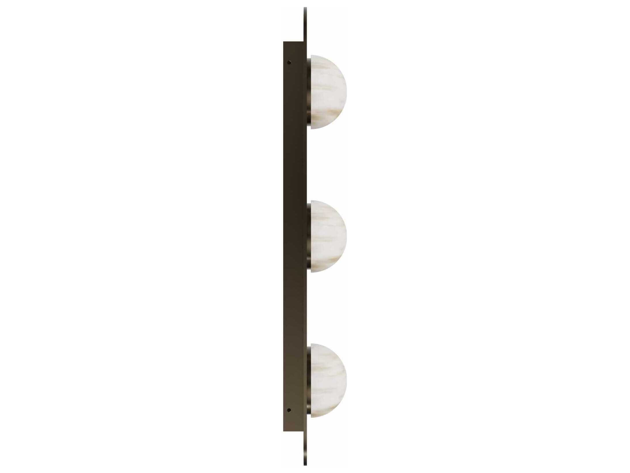 Avenue Lighting Sedona 3-Light Aged Brass Wall Sconce