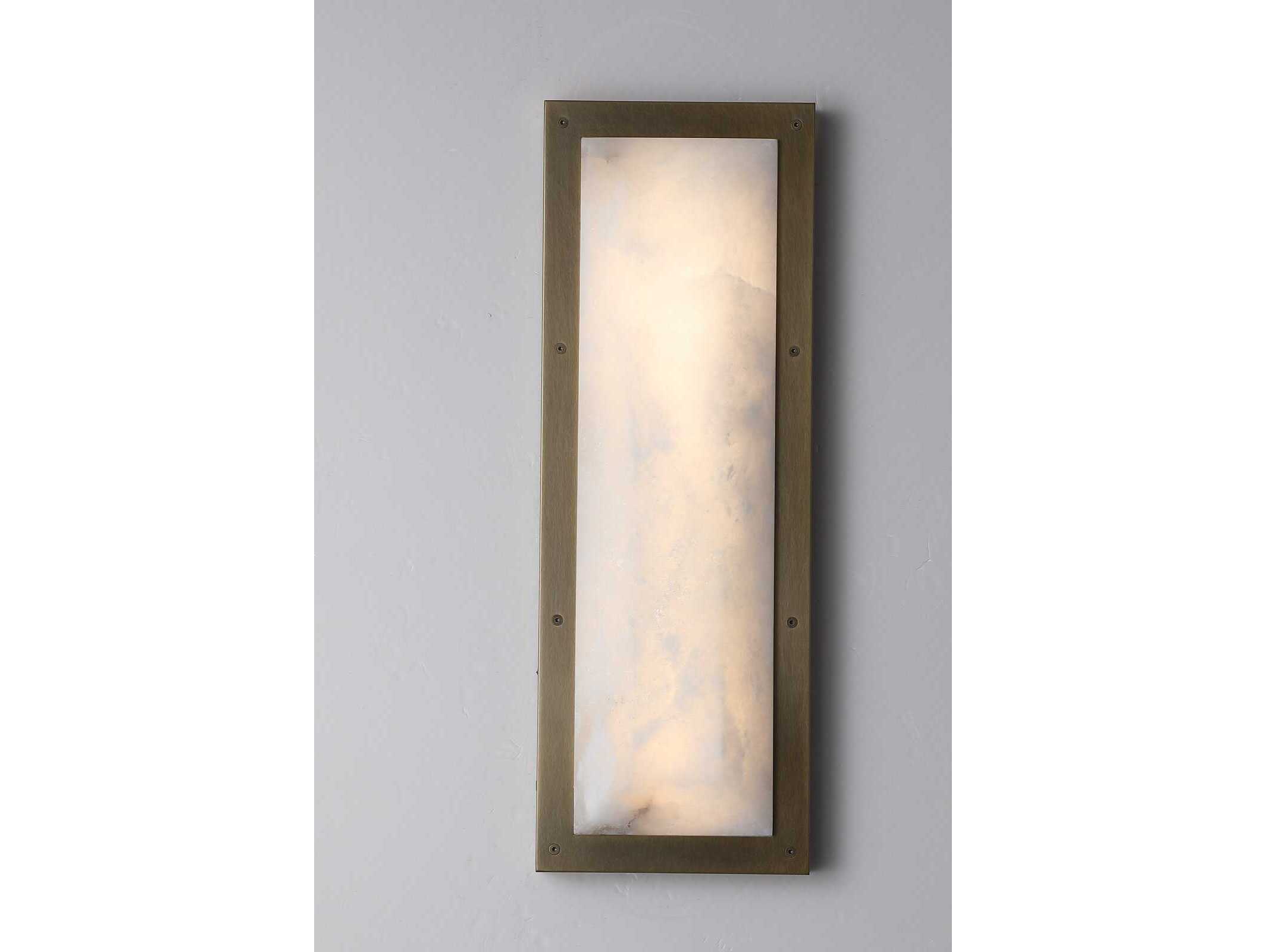 Avenue Lighting Sedona 1-Light Aged Brass Wall Sconce
