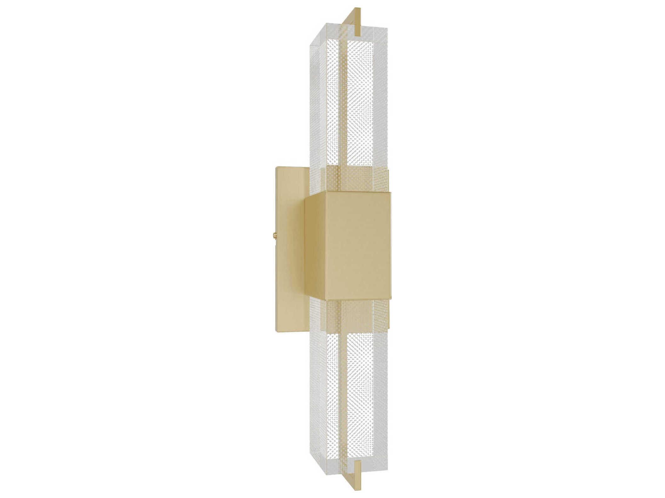 Avenue Lighting The Original Glacier Brushed Brass Wall Sconce