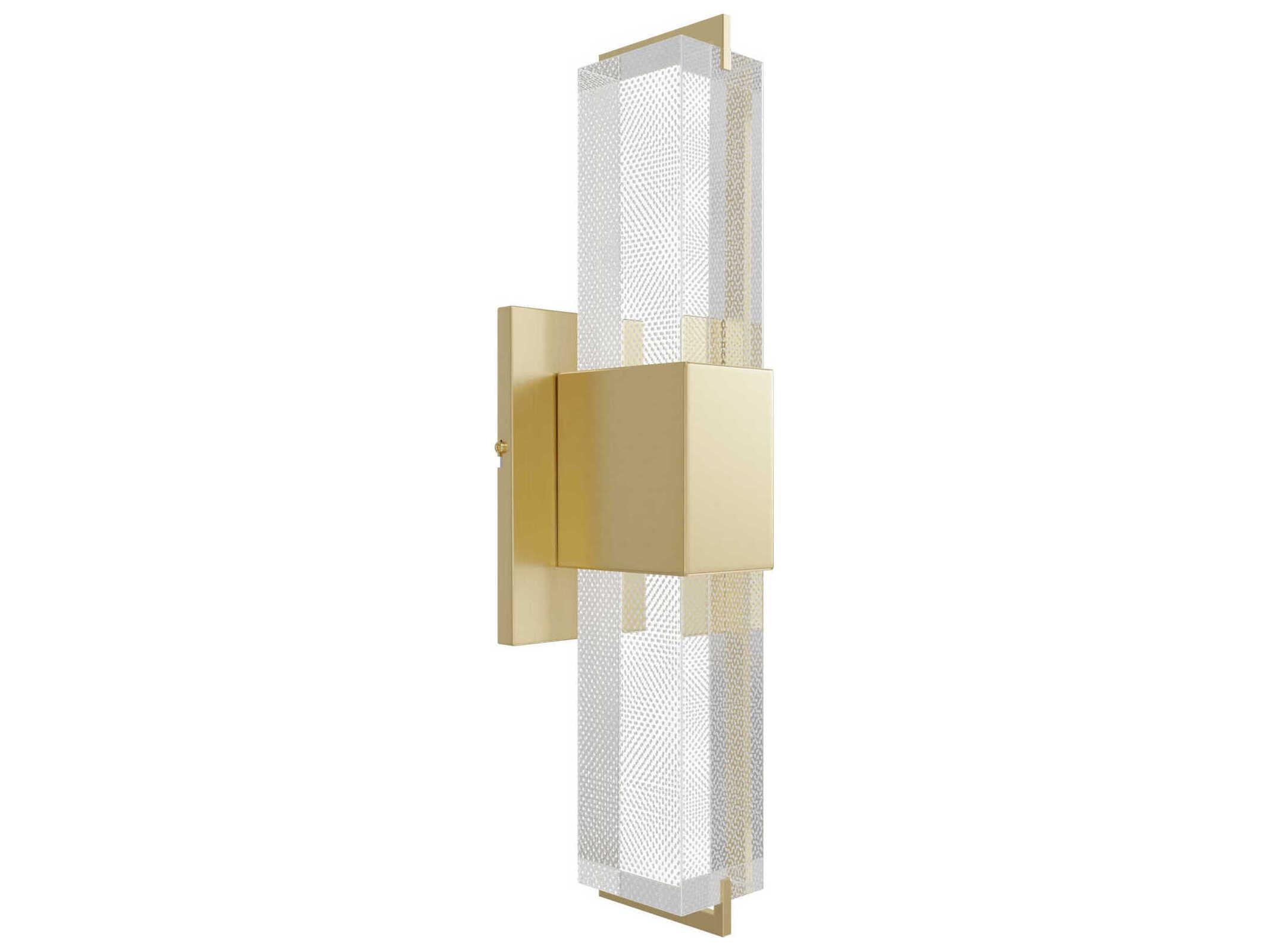 Avenue Lighting The Original Glacier Brushed Brass Wall Sconce